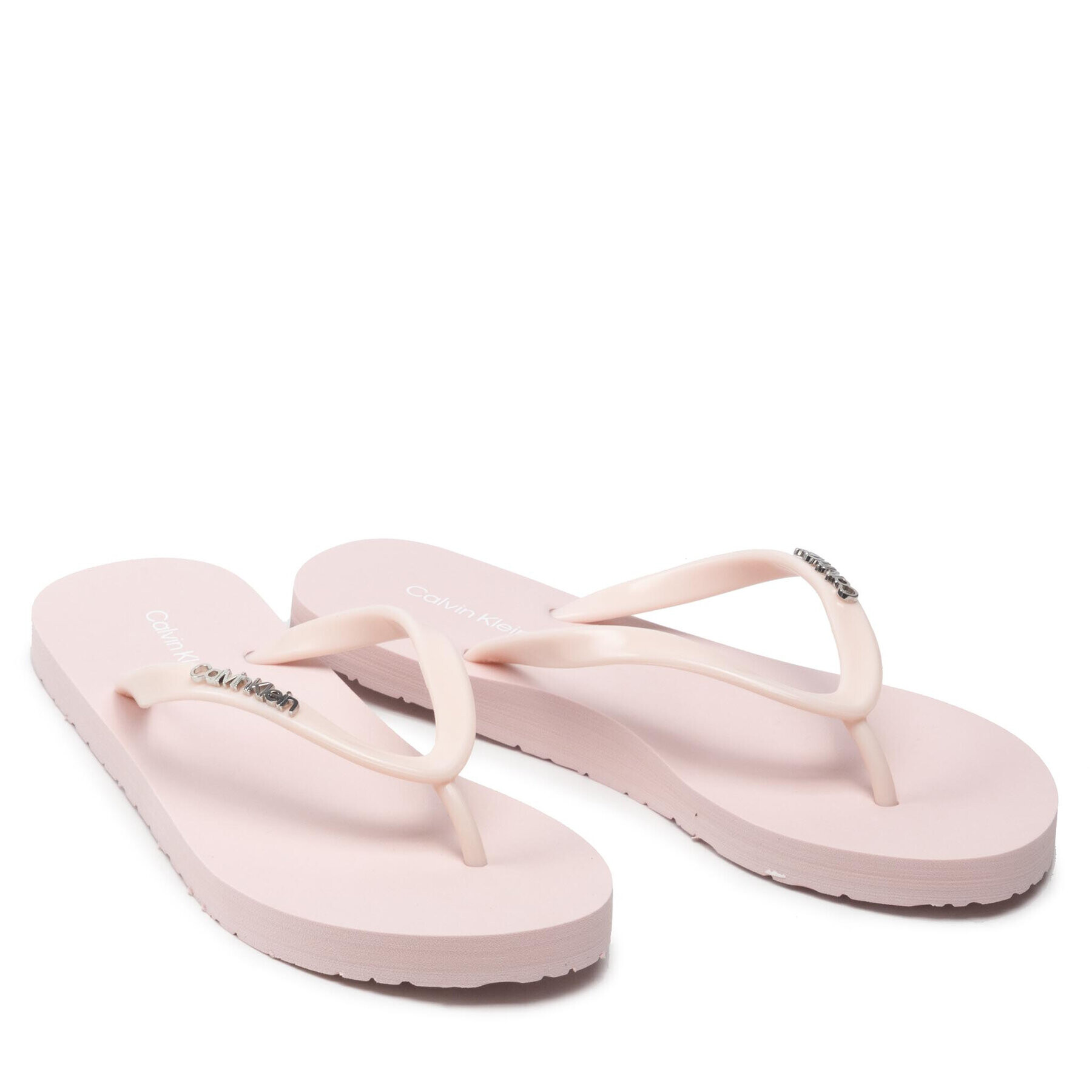 Calvin Klein Джапанки Flipflop HW0HW00743 Розов - Pepit.bg