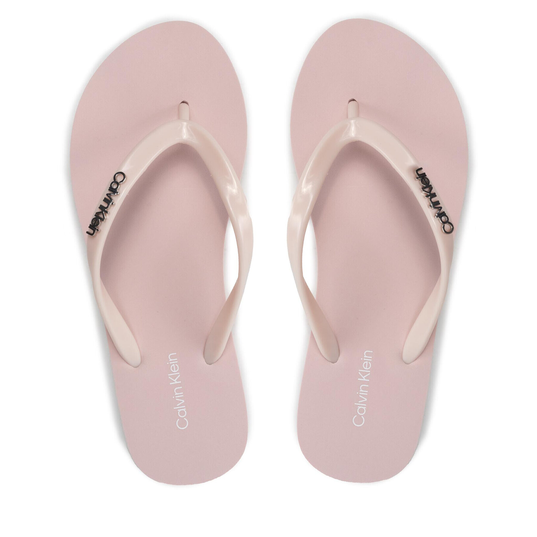 Calvin Klein Джапанки Flipflop HW0HW00743 Розов - Pepit.bg