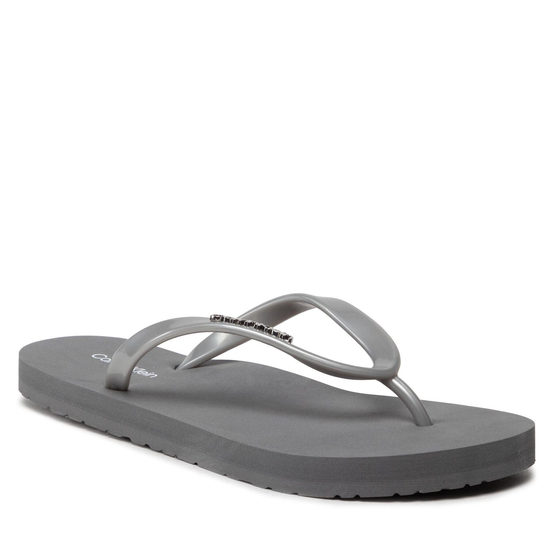 Calvin Klein Джапанки Flipflop-Mtl HW0HW00863 Сребрист - Pepit.bg