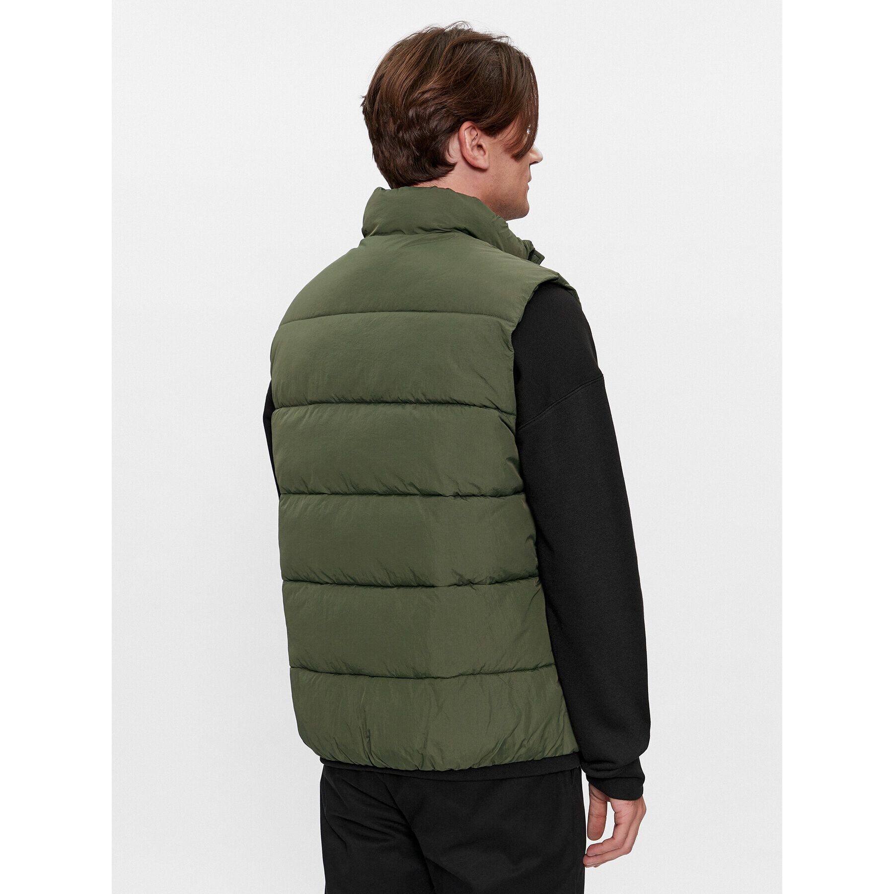 Calvin Klein Елек Crinkle K10K110334 Зелен Regular Fit - Pepit.bg