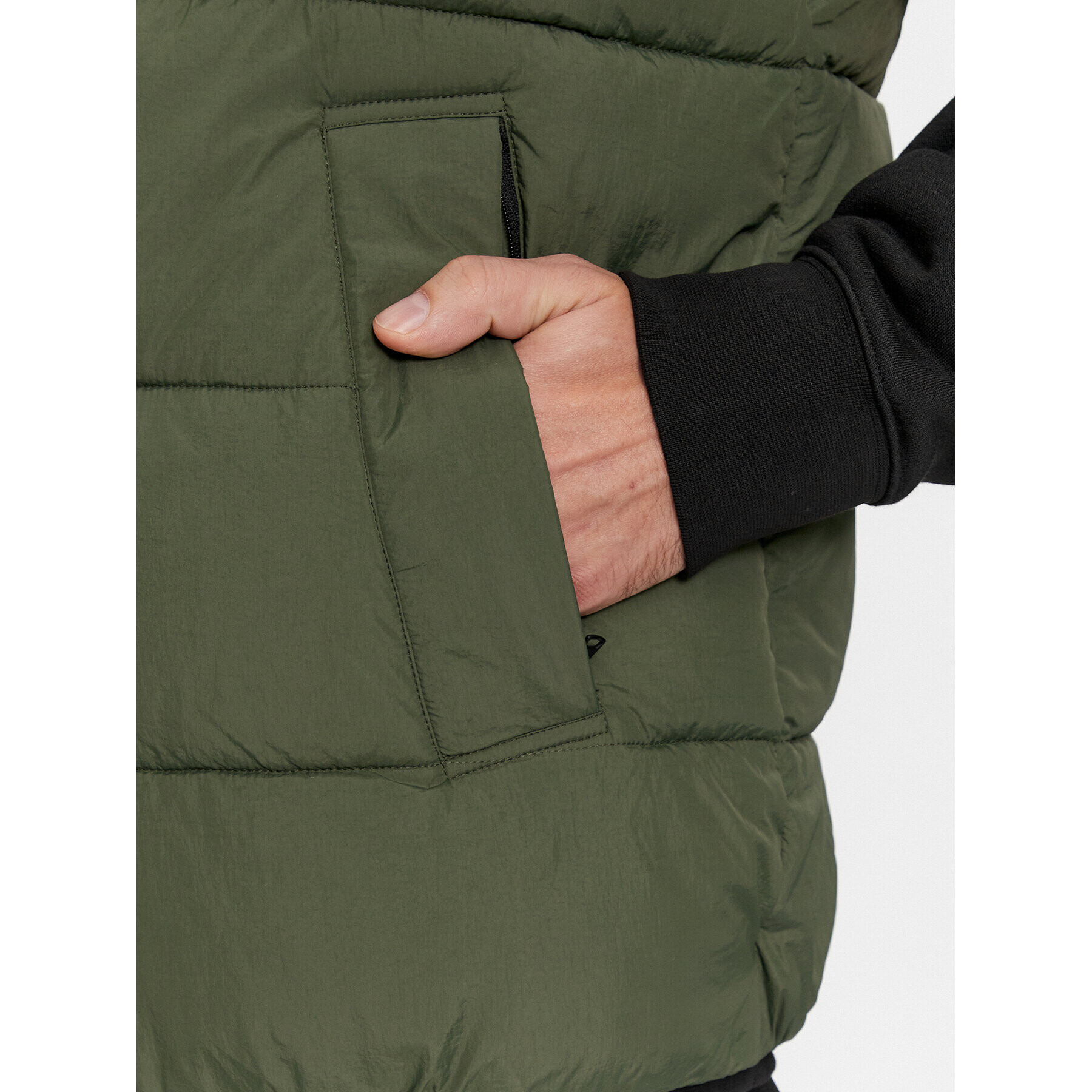 Calvin Klein Елек Crinkle K10K110334 Зелен Regular Fit - Pepit.bg