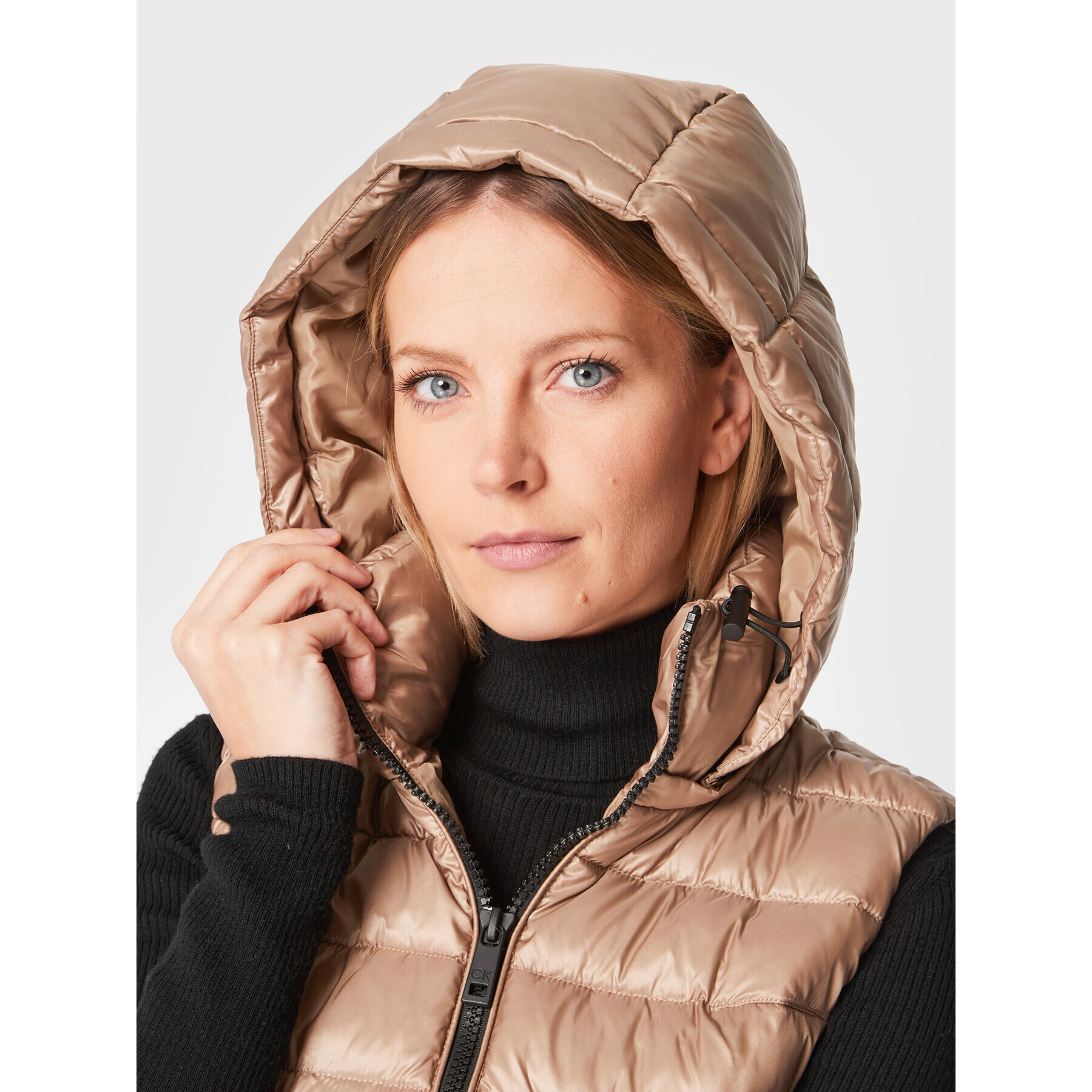 Calvin Klein Елек Essential K20K204694 Бежов Regular Fit - Pepit.bg