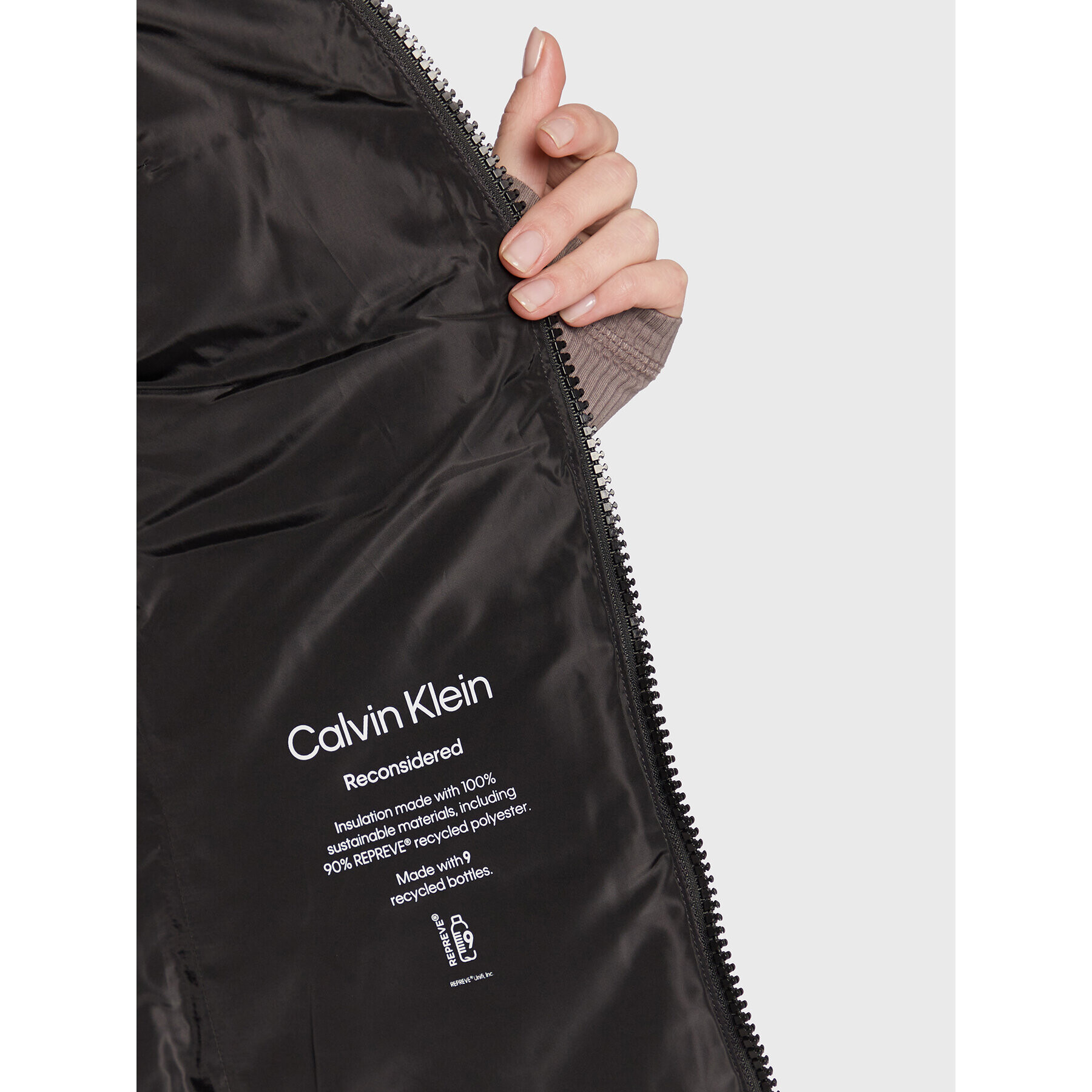 Calvin Klein Елек Essential K20K204694 Черен Regular Fit - Pepit.bg