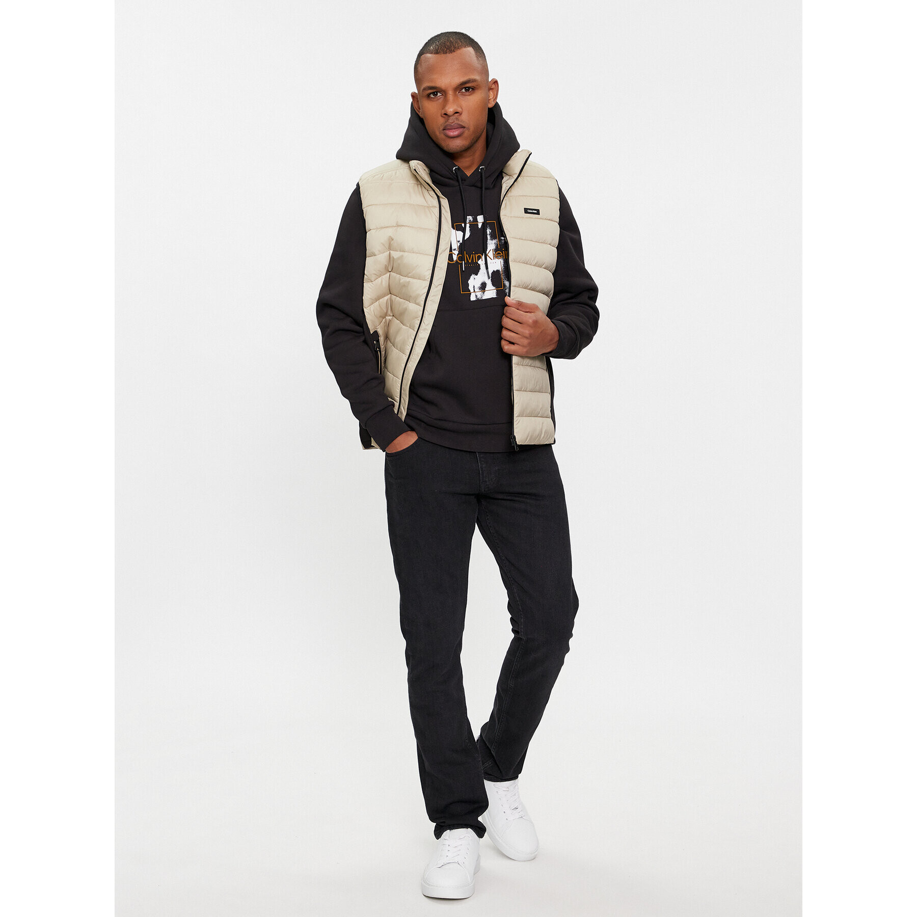 Calvin Klein Елек K10K108292 Зелен Regular Fit - Pepit.bg