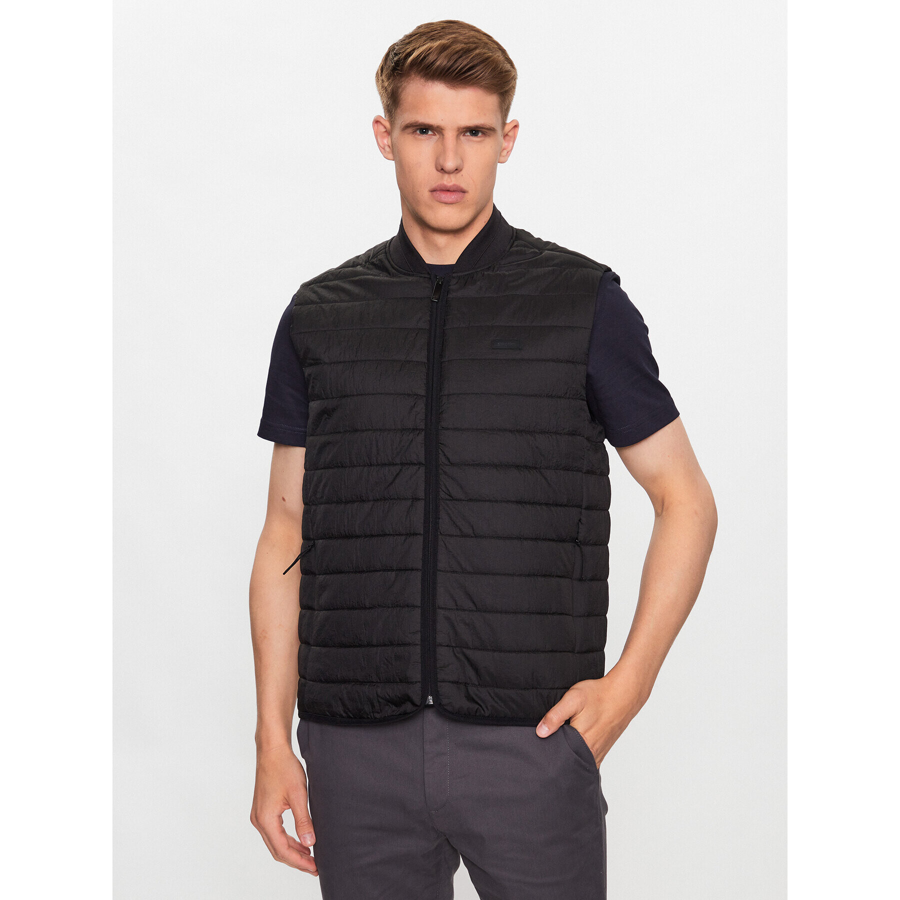 Calvin Klein Елек K10K111462 Черен Regular Fit - Pepit.bg