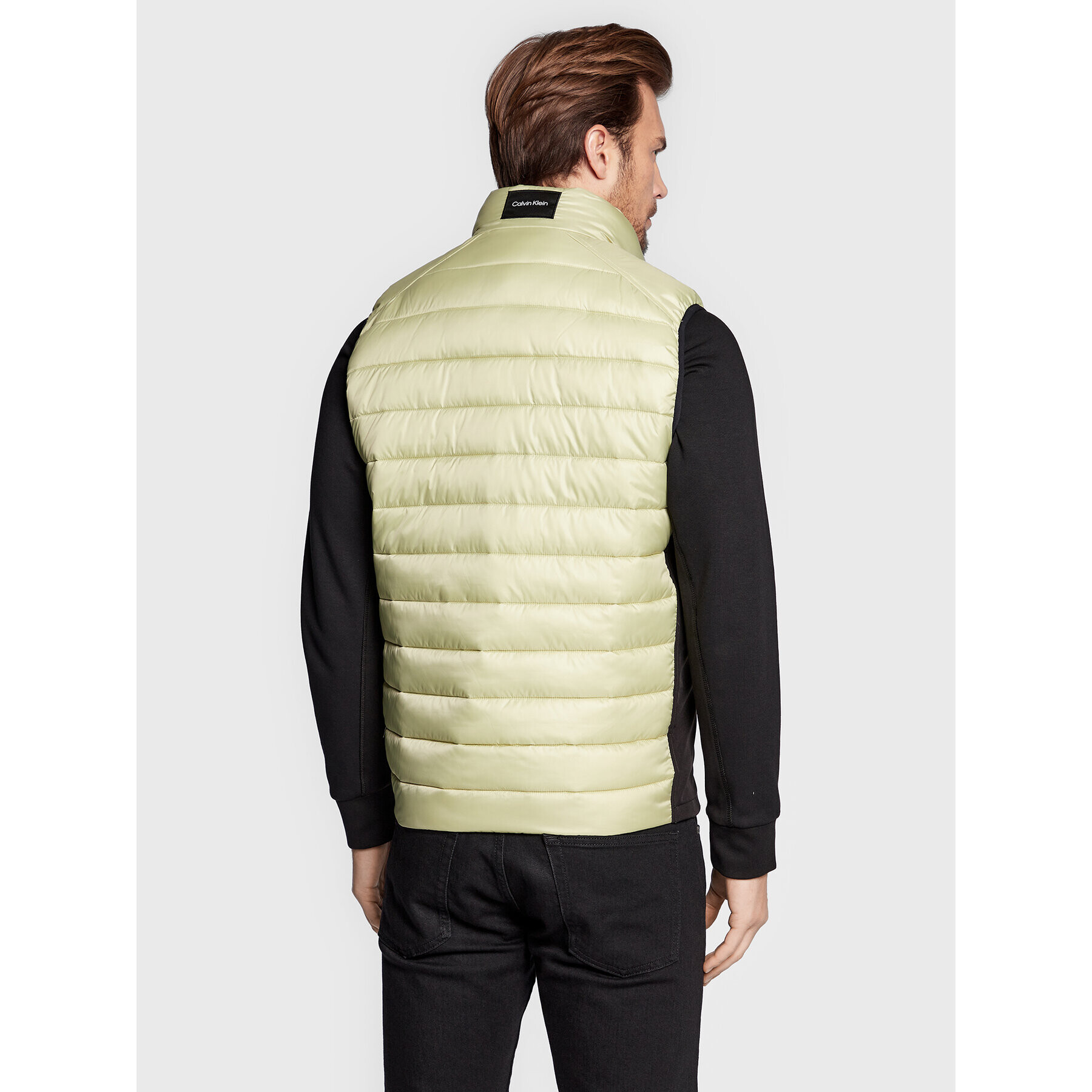 Calvin Klein Елек Side Logo K10K108292 Зелен Regular Fit - Pepit.bg