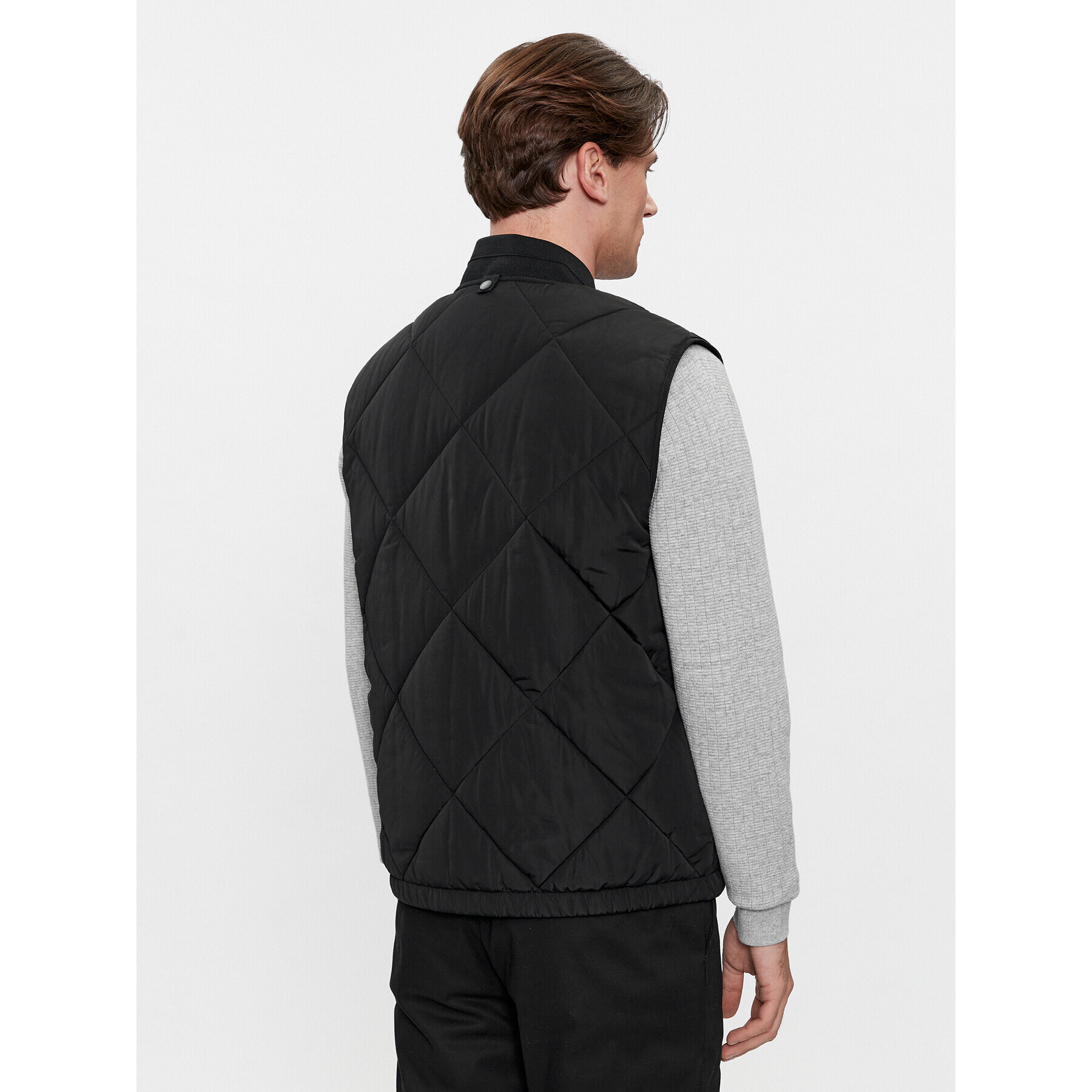 Calvin Klein Елек Signature K10K111878 Черен Regular Fit - Pepit.bg