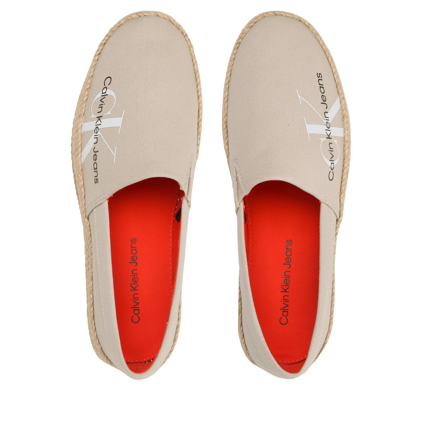 Calvin Klein Еспадрили Espadrille Co YM0YM00726 Бежов - Pepit.bg