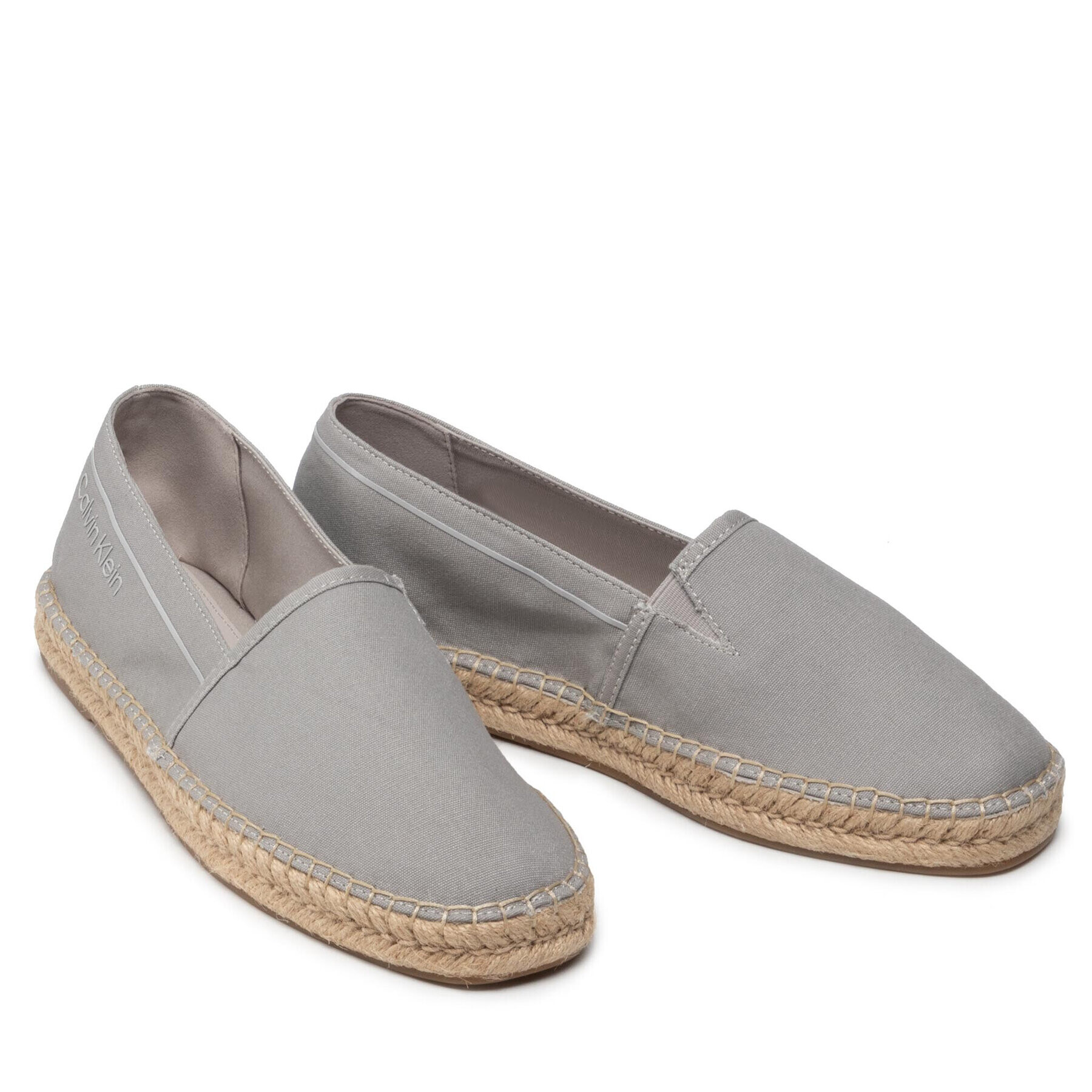 Calvin Klein Еспадрили Espadrille Cv HM0HM00441 Сив - Pepit.bg