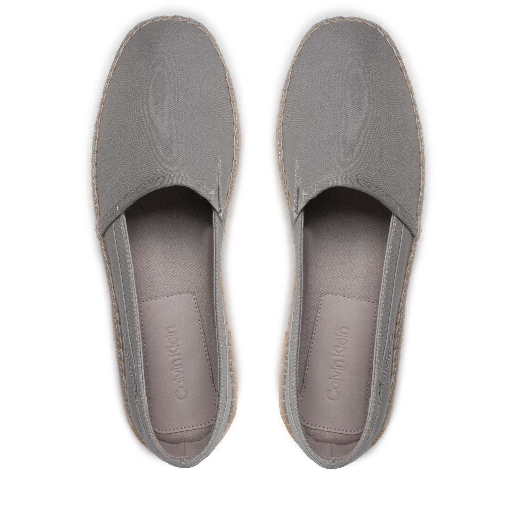 Calvin Klein Еспадрили Espadrille Cv HM0HM00441 Сив - Pepit.bg