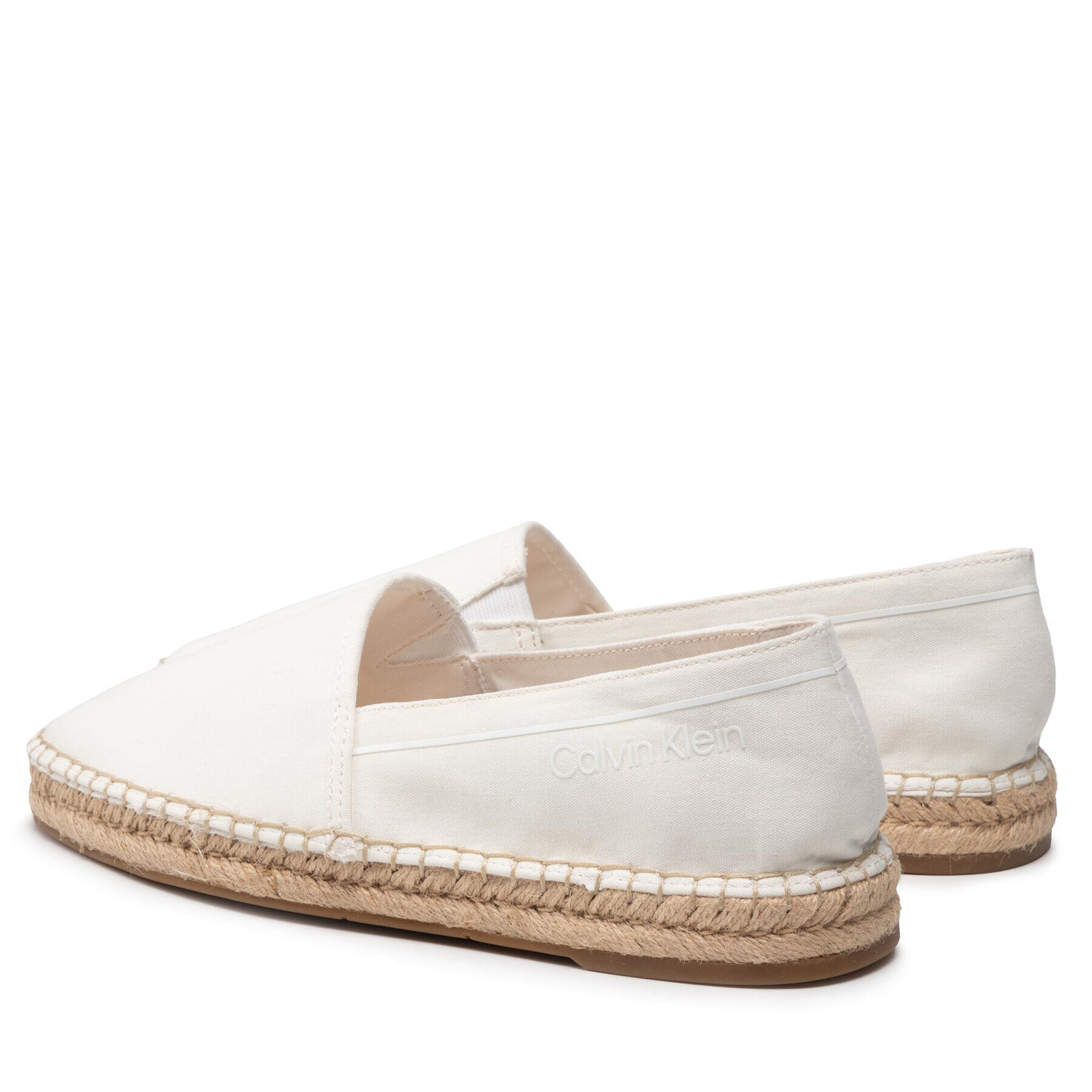 Calvin Klein Еспадрили Espadrille Cv HM0HM00539 Бял - Pepit.bg