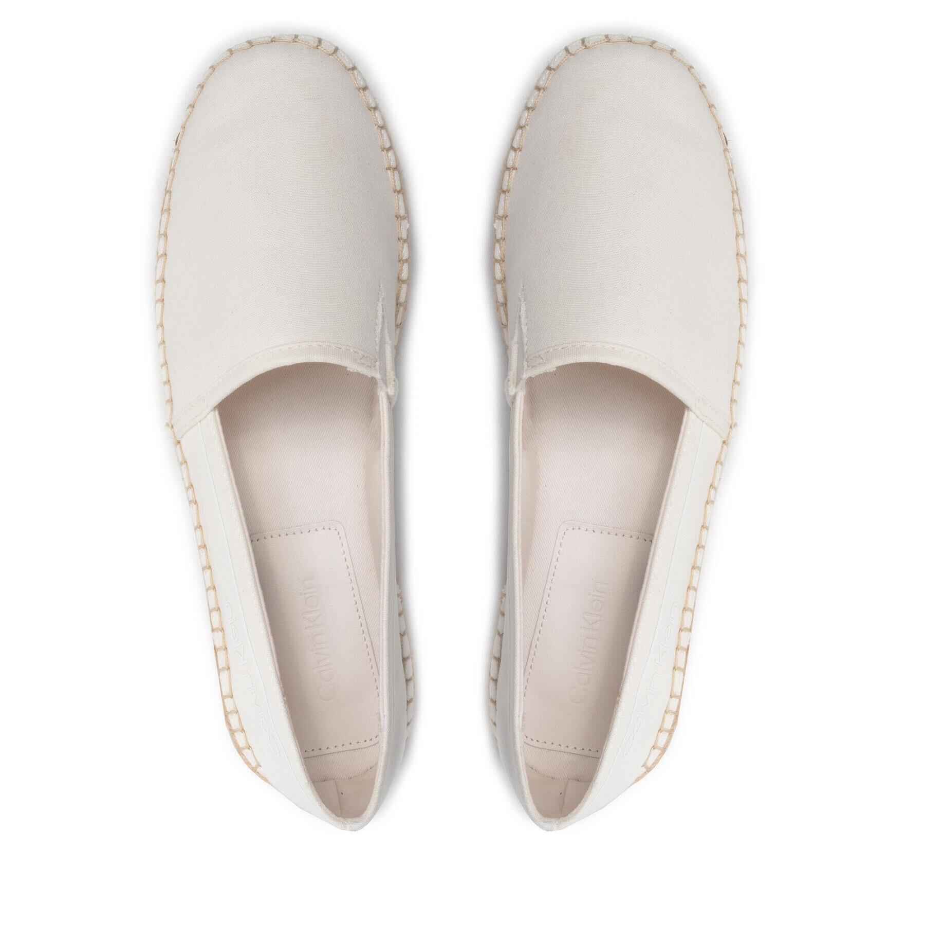 Calvin Klein Еспадрили Espadrille Cv HM0HM00539 Бял - Pepit.bg