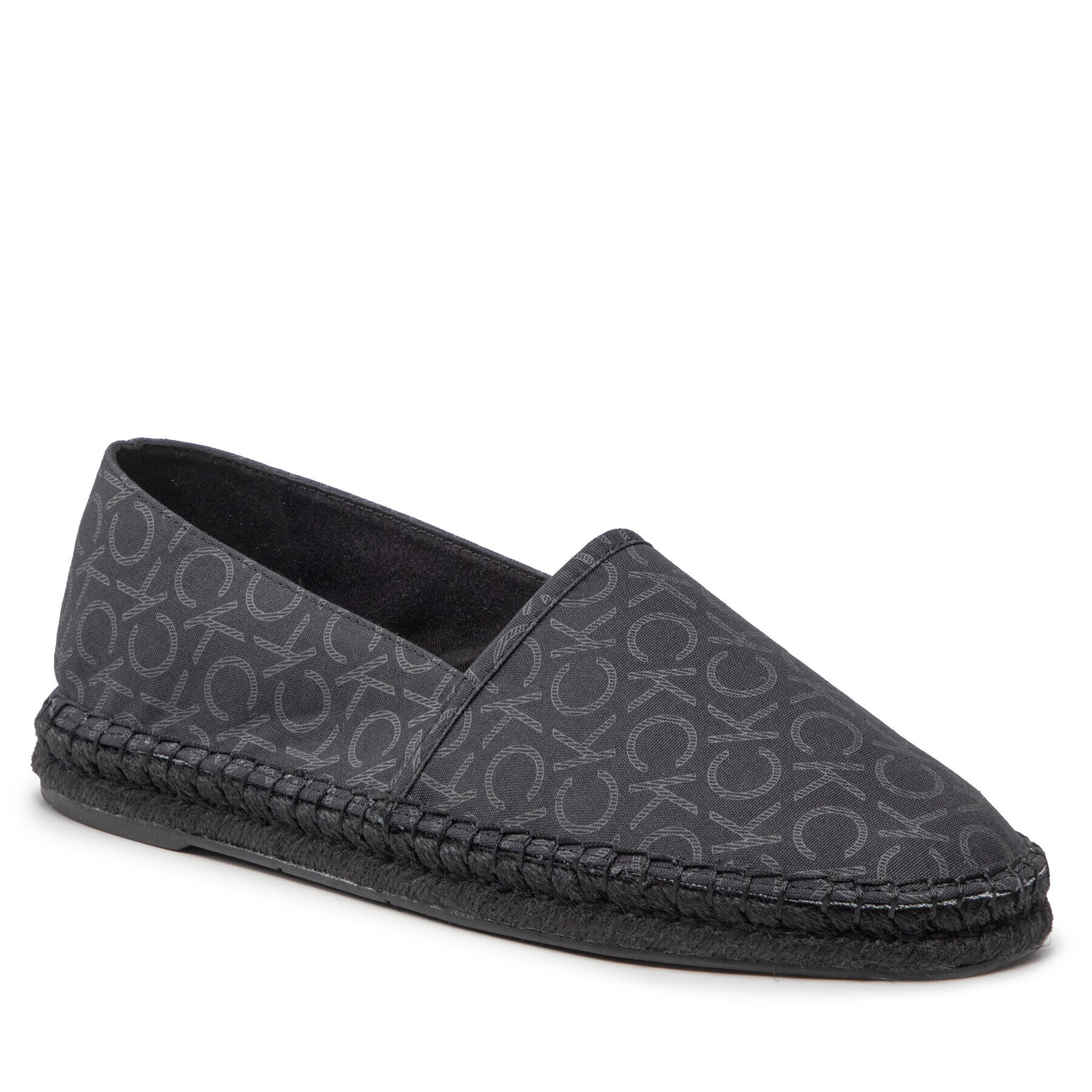 Calvin Klein Еспадрили Espadrille Cv Mono HM0HM00533 Черен - Pepit.bg