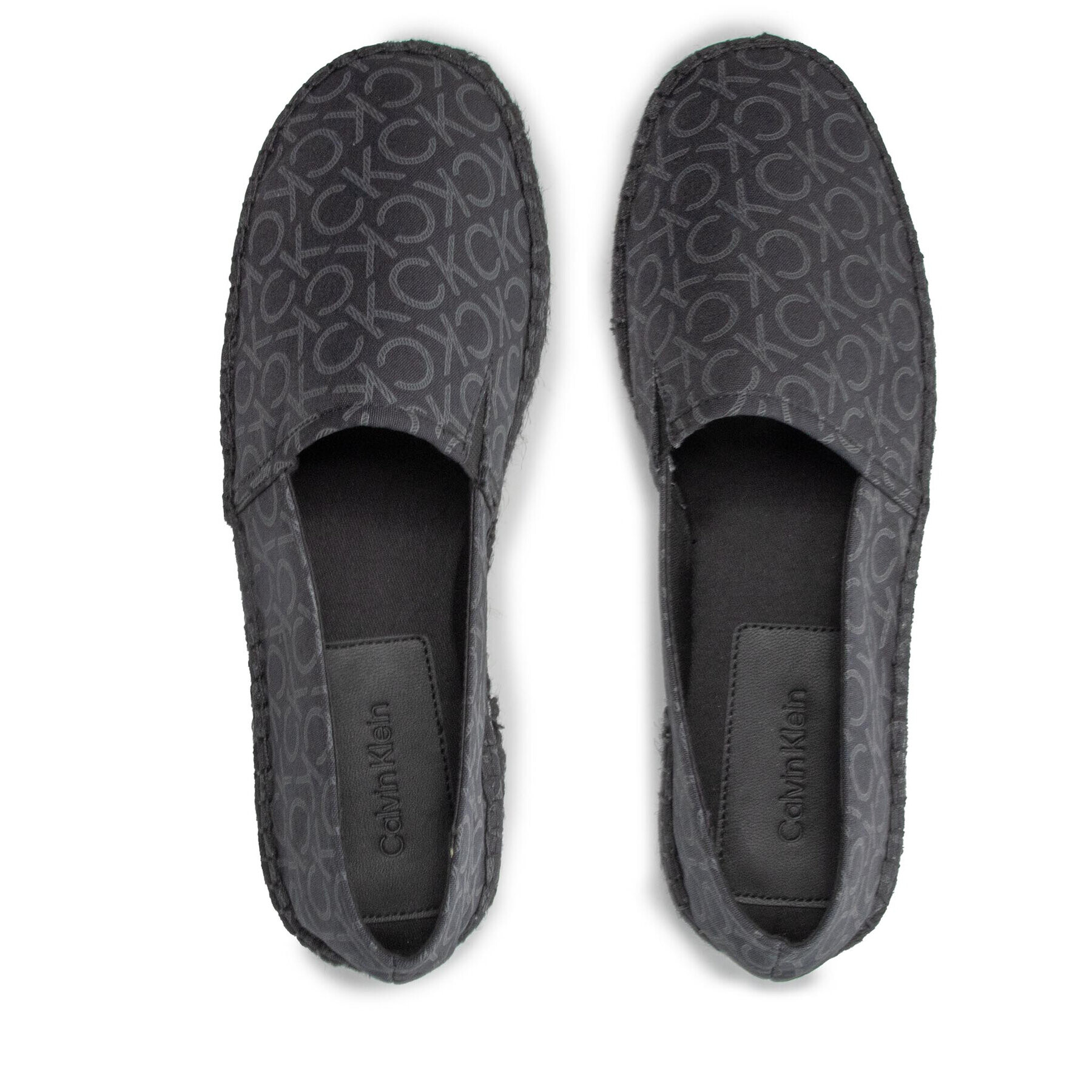 Calvin Klein Еспадрили Espadrille Cv Mono HM0HM00533 Черен - Pepit.bg