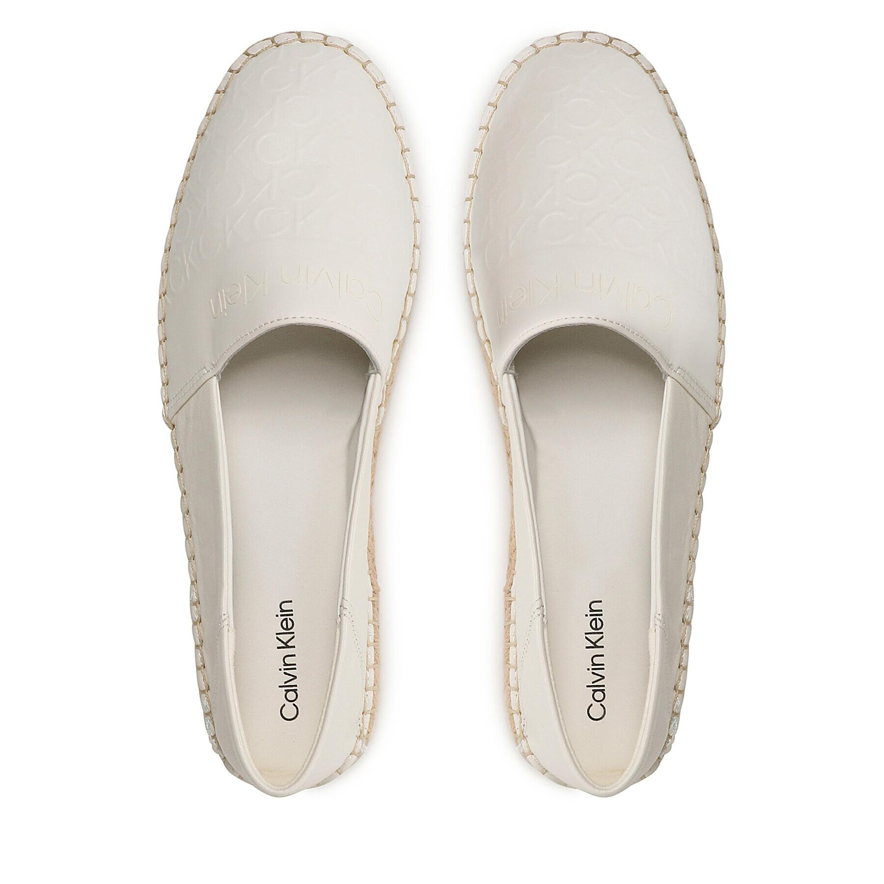 Calvin Klein Еспадрили Espadrille - Hf Moo HW0HW01456 Екрю - Pepit.bg