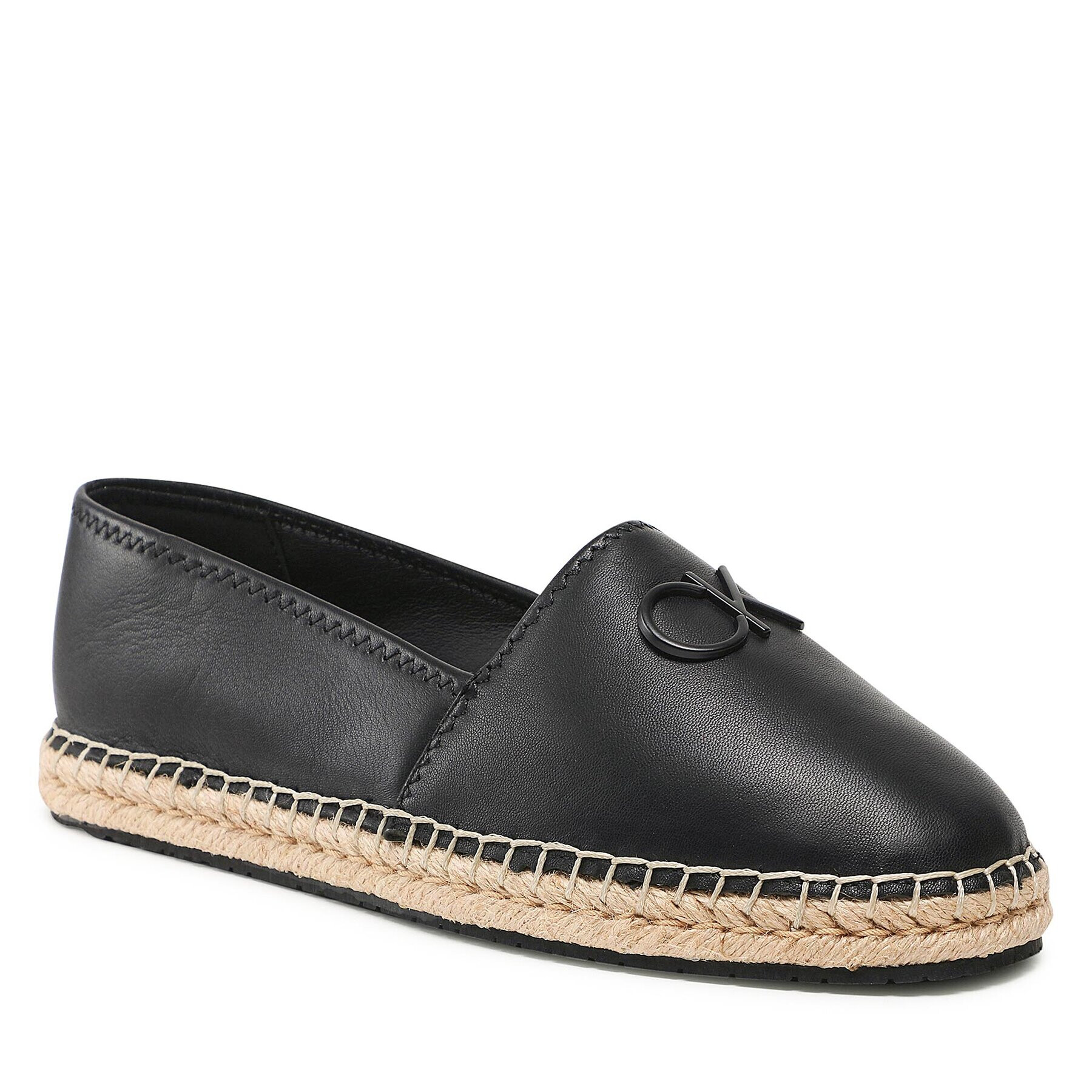 Calvin Klein Еспадрили Espadrille HW0HW01457 Черен - Pepit.bg