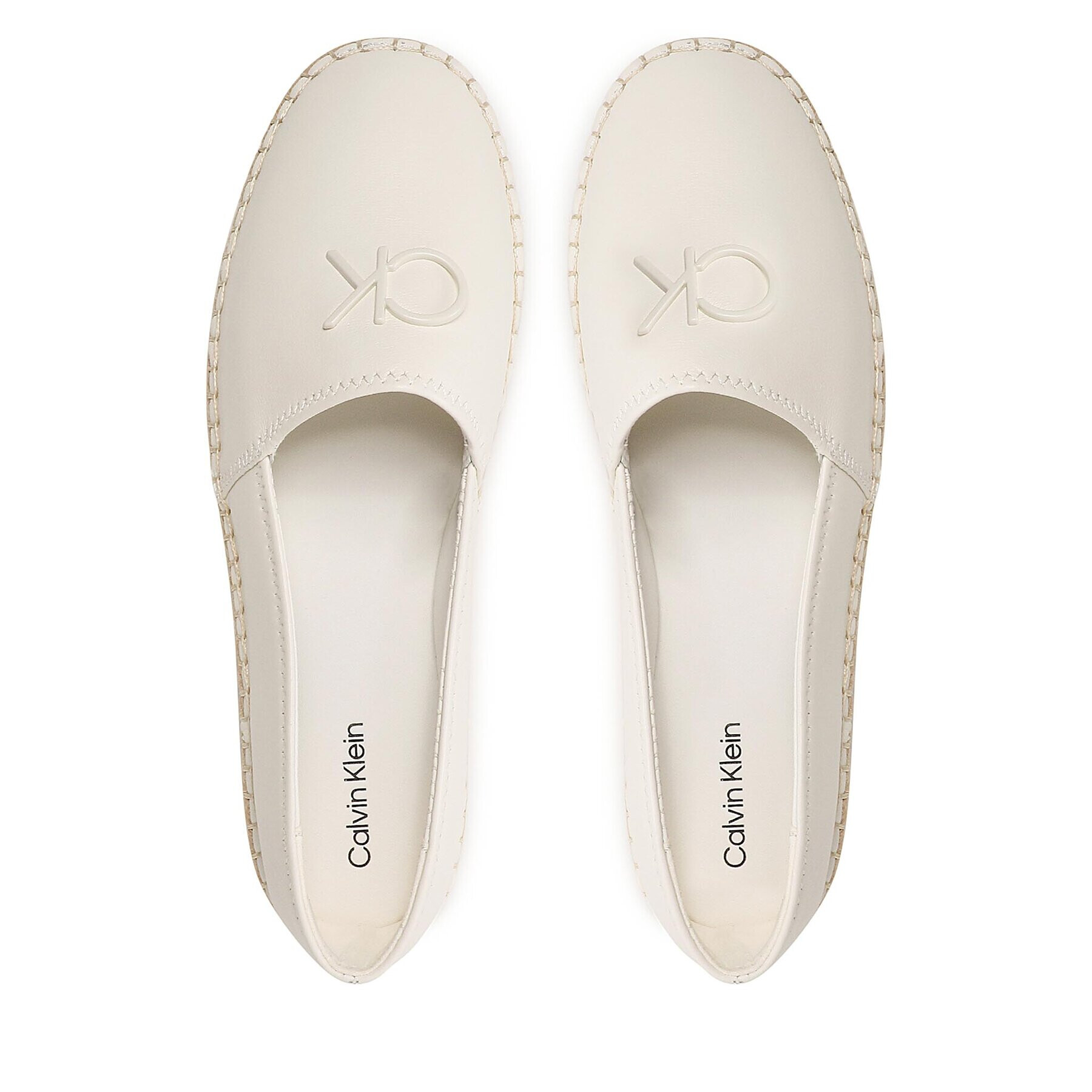 Calvin Klein Еспадрили Espadrille HW0HW01457 Екрю - Pepit.bg