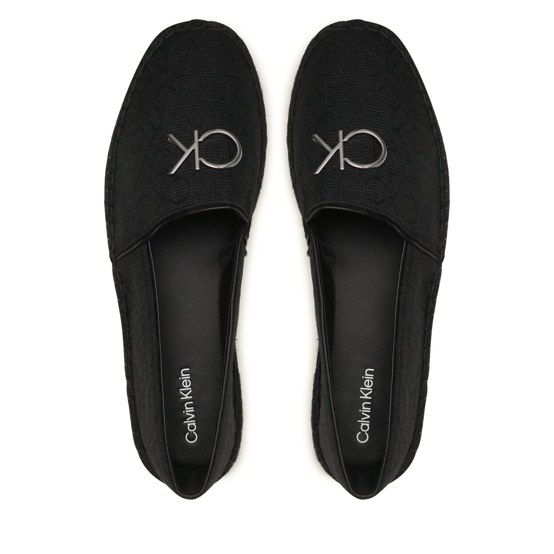 Calvin Klein Еспадрили Espadrille W/Hw HW0HW01458 Черен - Pepit.bg