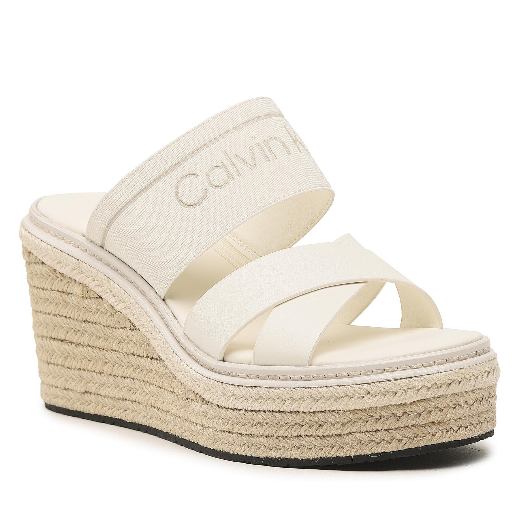 Calvin Klein Еспадрили Wedge 50Hh HW0HW01498 Бял - Pepit.bg