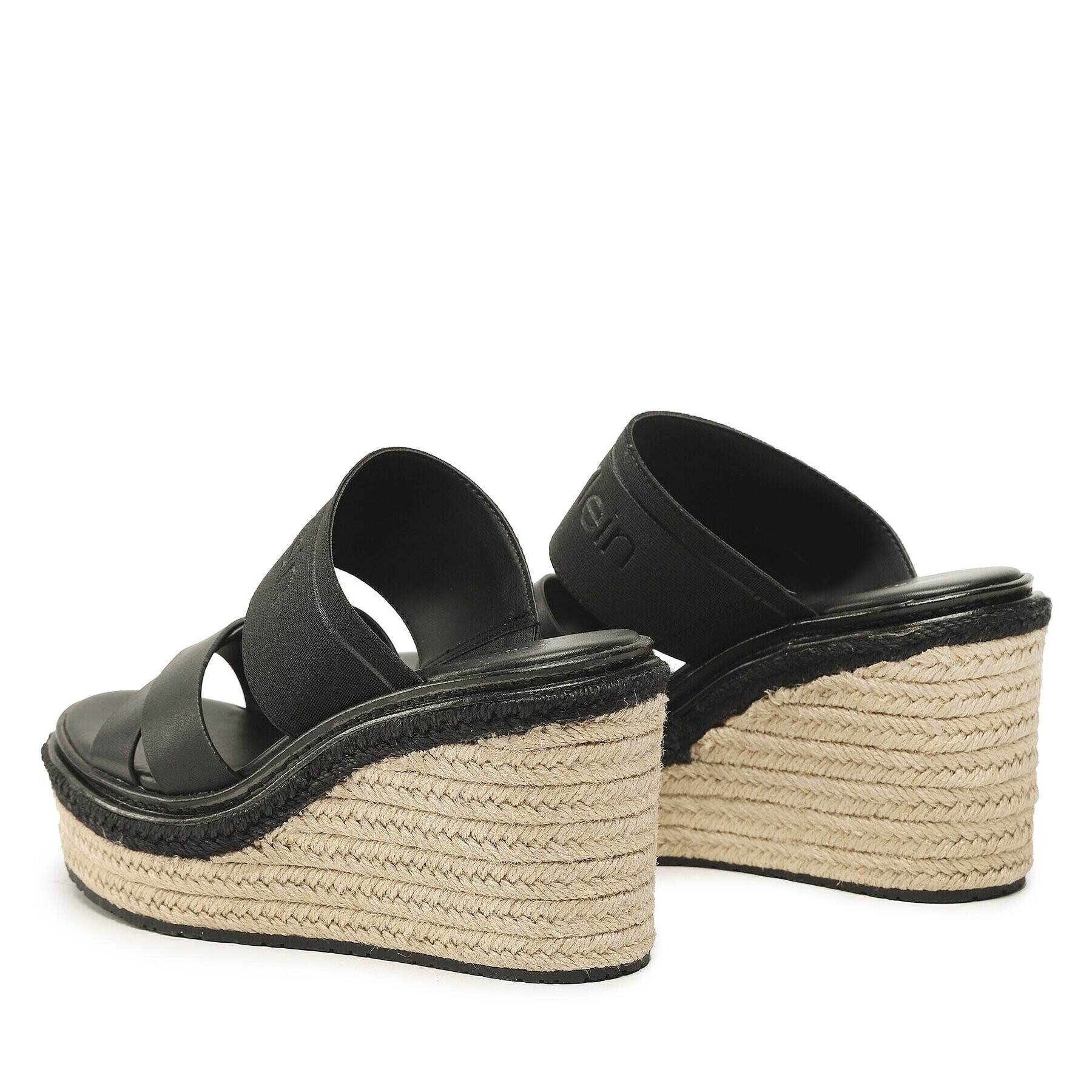 Calvin Klein Еспадрили Wedge 50Hh HW0HW01498 Черен - Pepit.bg