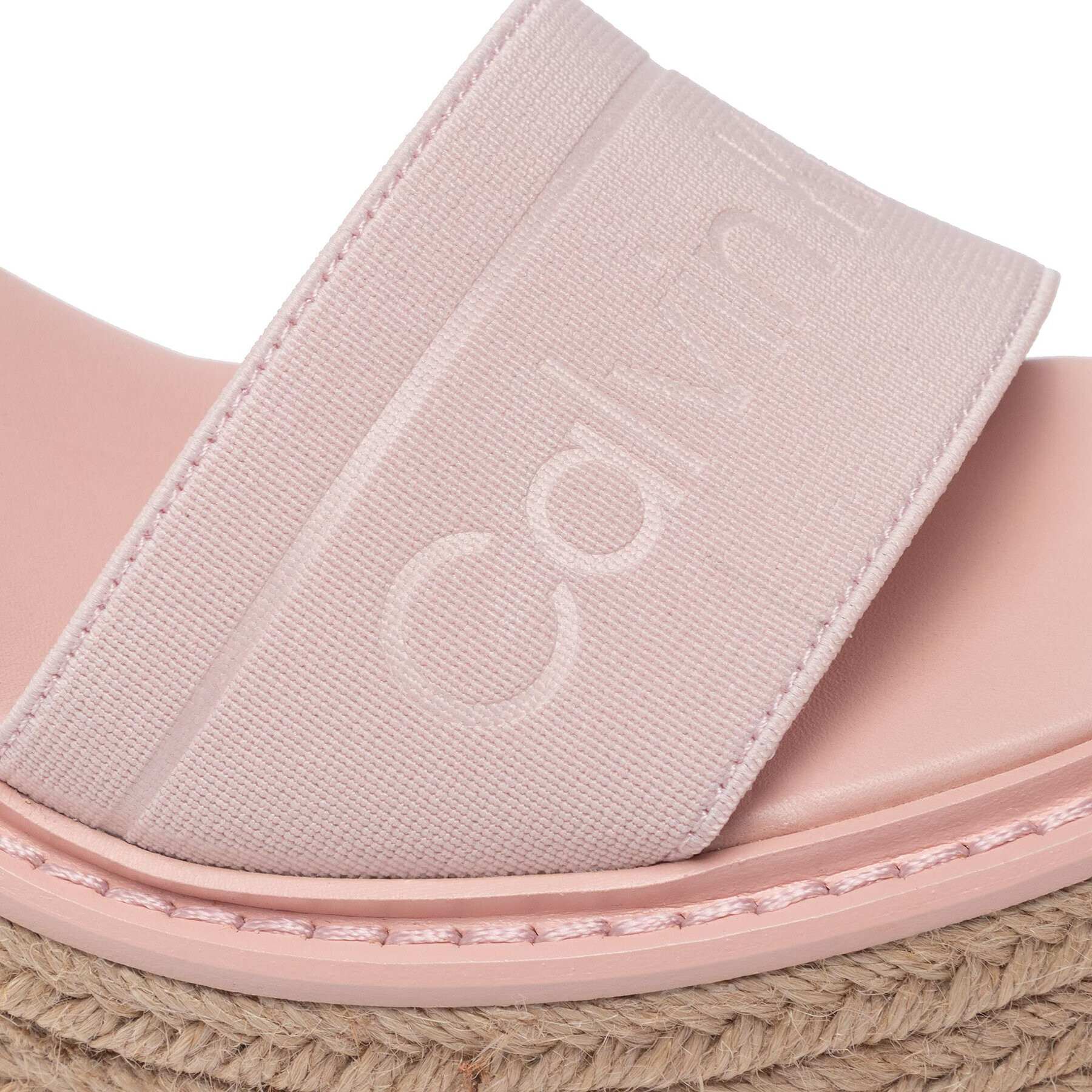 Calvin Klein Еспадрили Wedge Sndl 50 He HW0HW00689 Розов - Pepit.bg