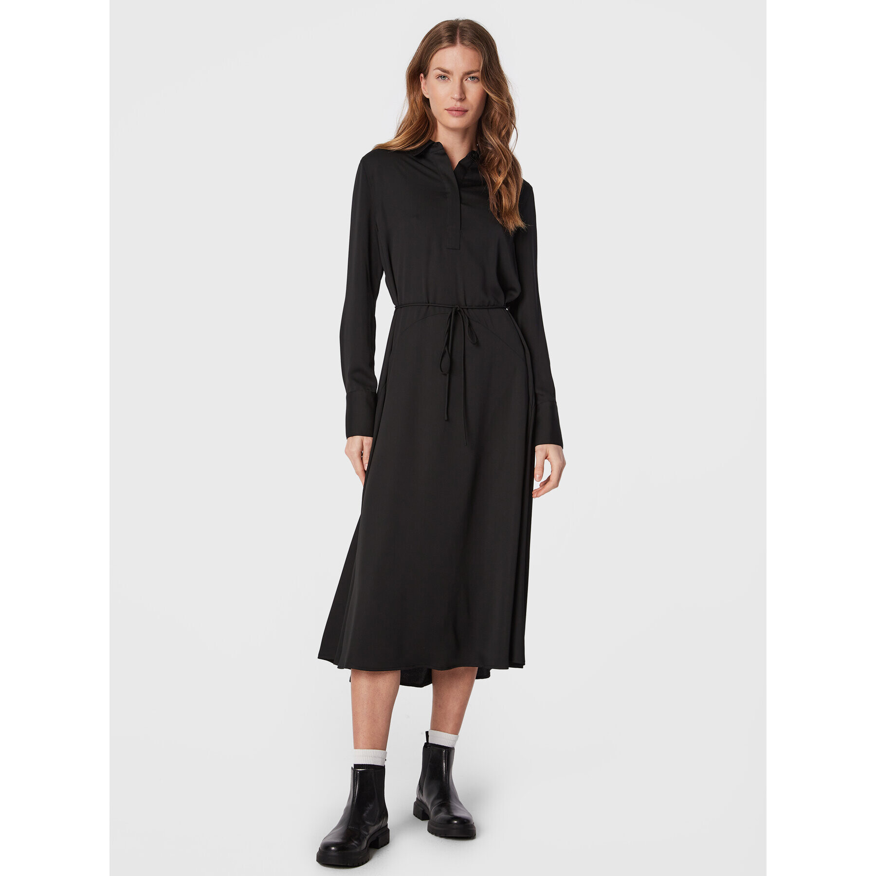 Calvin Klein Ежедневна рокля K20K205532 Черен Regular Fit - Pepit.bg