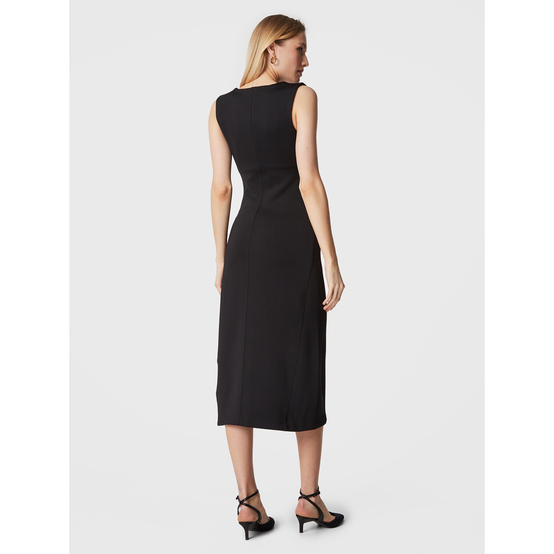 Calvin Klein Ежедневна рокля Technical K20K205022 Черен Regular Fit - Pepit.bg
