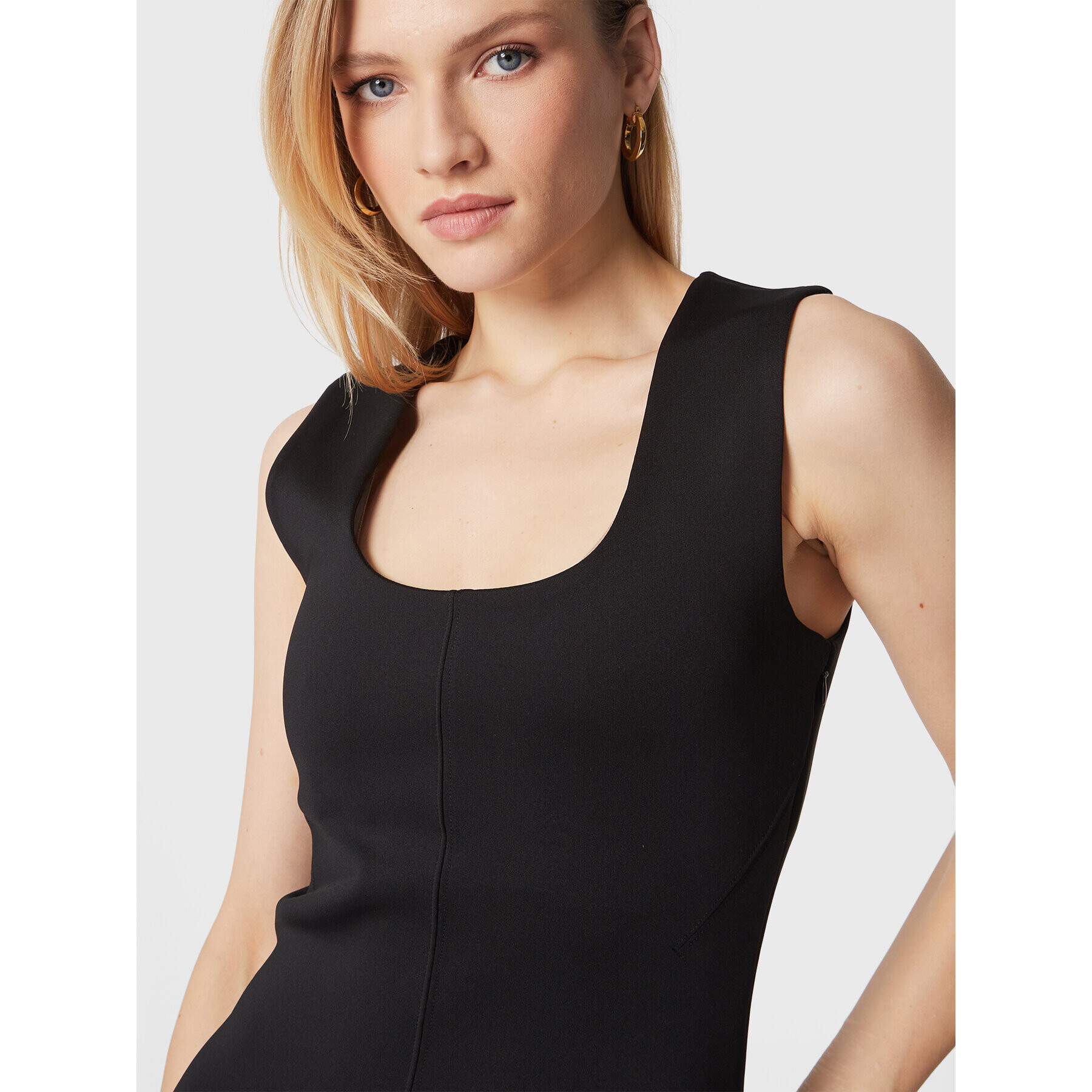 Calvin Klein Ежедневна рокля Technical K20K205022 Черен Regular Fit - Pepit.bg