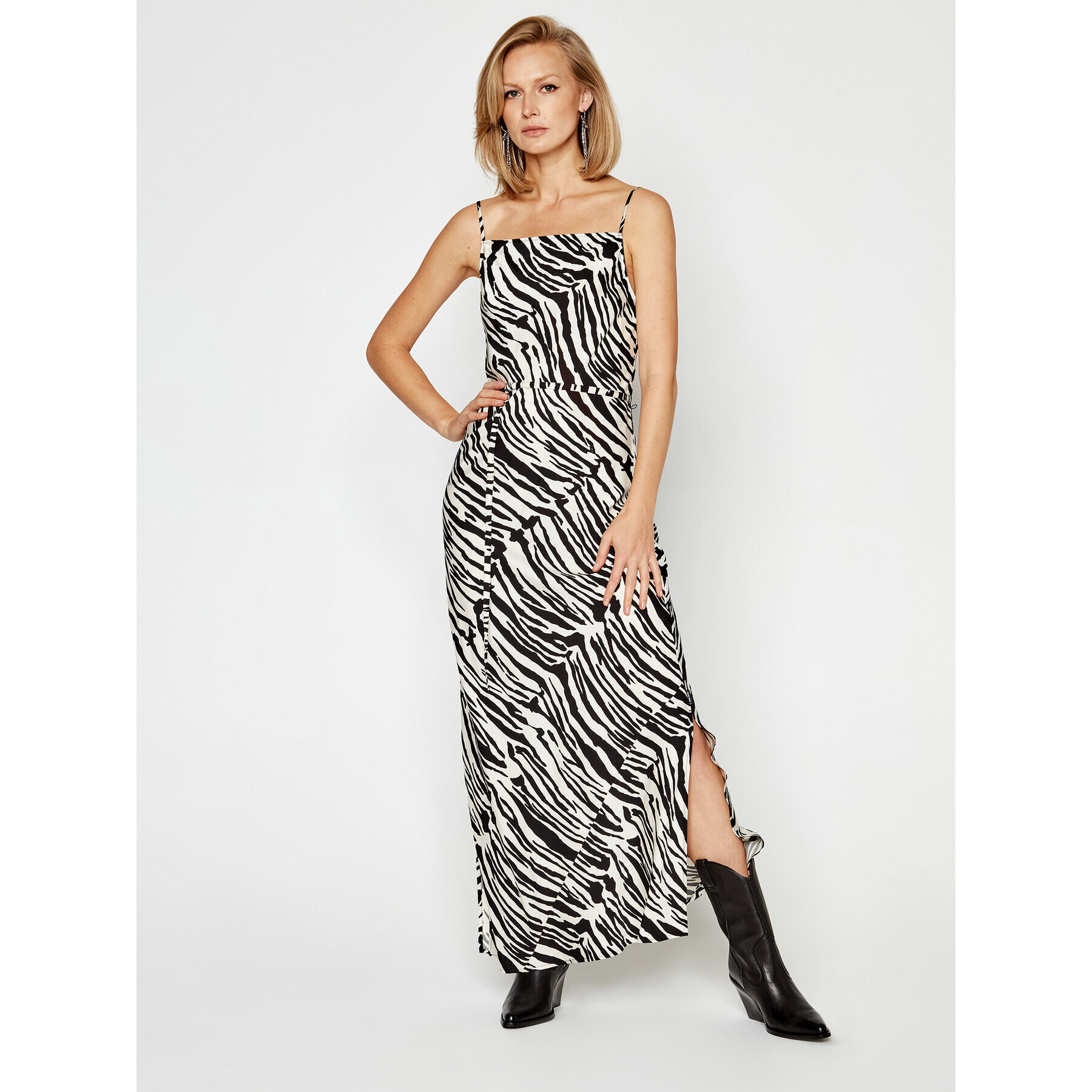 Calvin Klein Ежедневна рокля Zebra K20K202077 Цветен Regular Fit - Pepit.bg