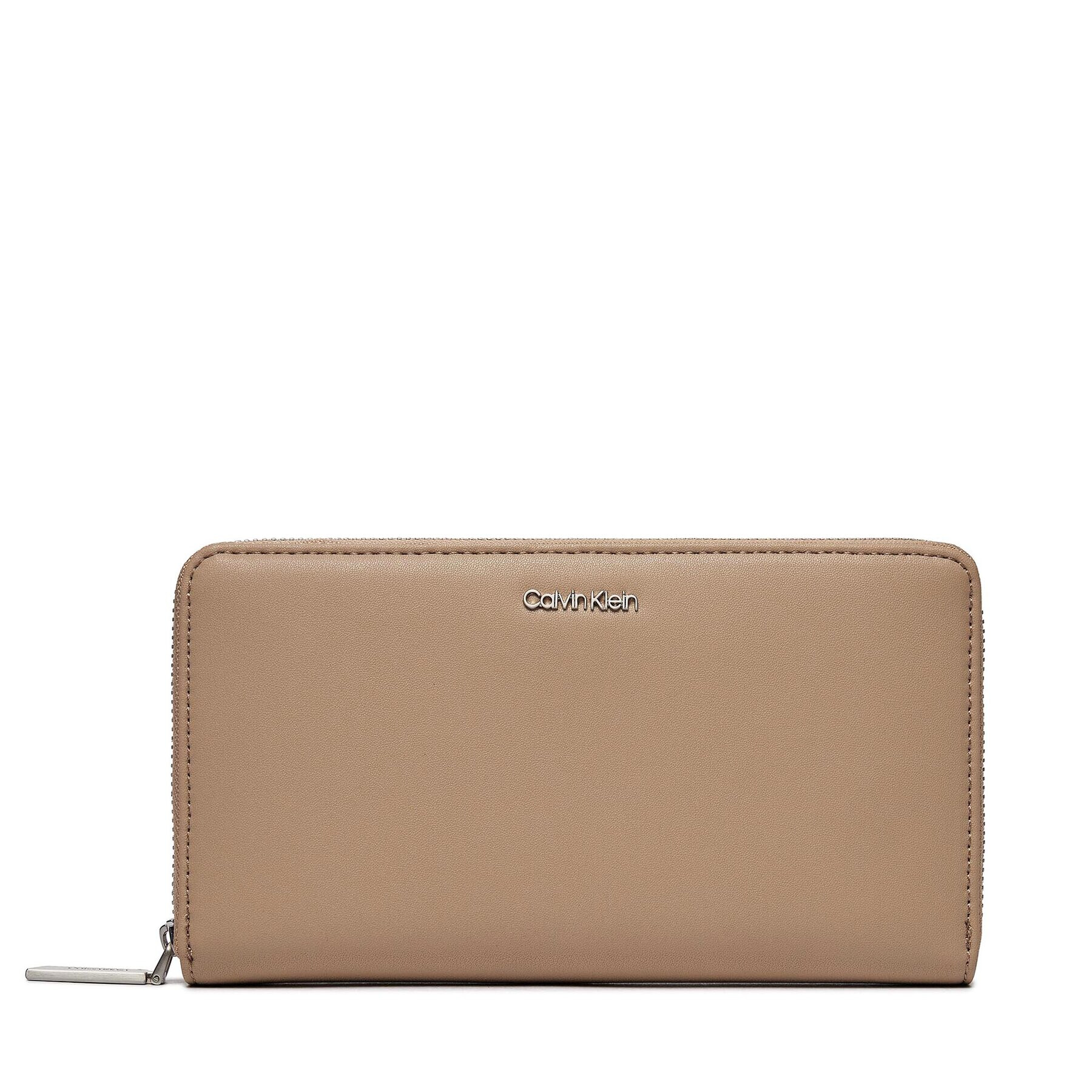 Calvin Klein Голям дамски портфейл Ck Must Z/A Wallet Xl K60K608164 Сив - Pepit.bg