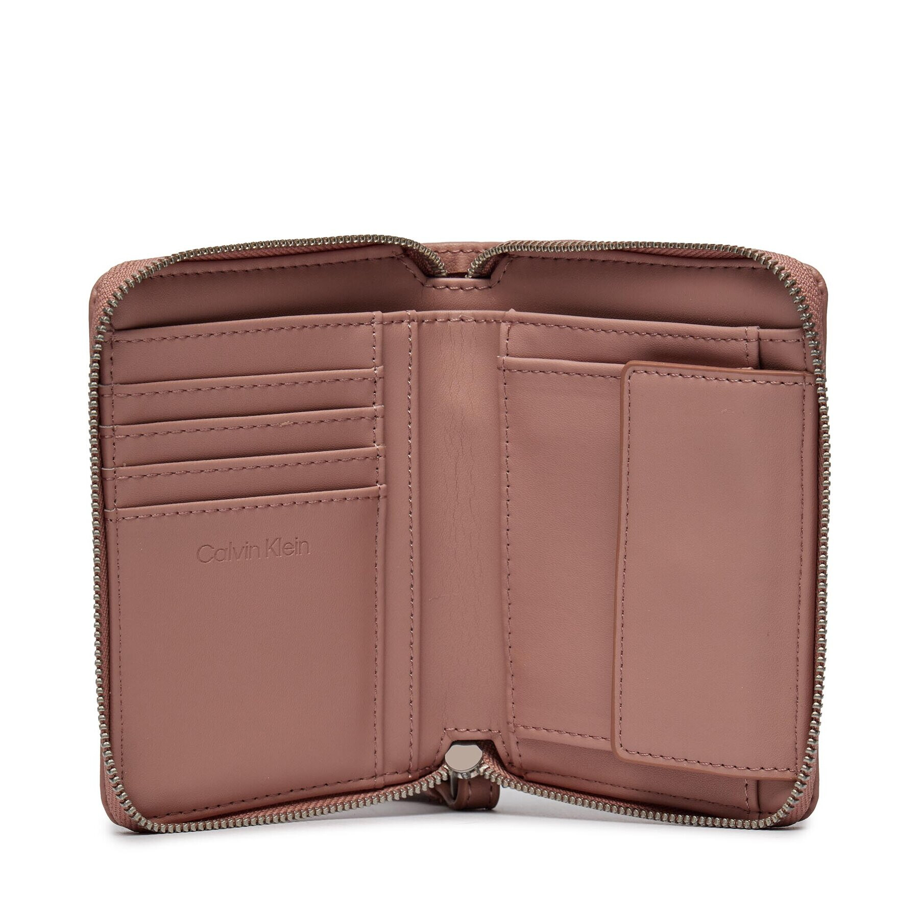 Calvin Klein Голям дамски портфейл Gracie Wallet W/Strap Md K60K611387 Розов - Pepit.bg