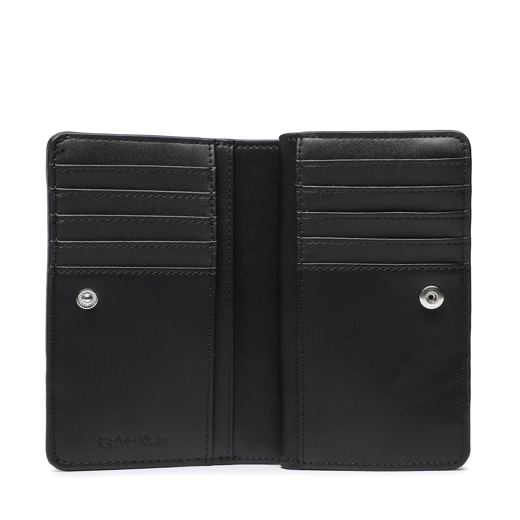 Calvin Klein Голям дамски портфейл Re Lock Bifold Wallet Emb Mono K60K610240 Черен - Pepit.bg