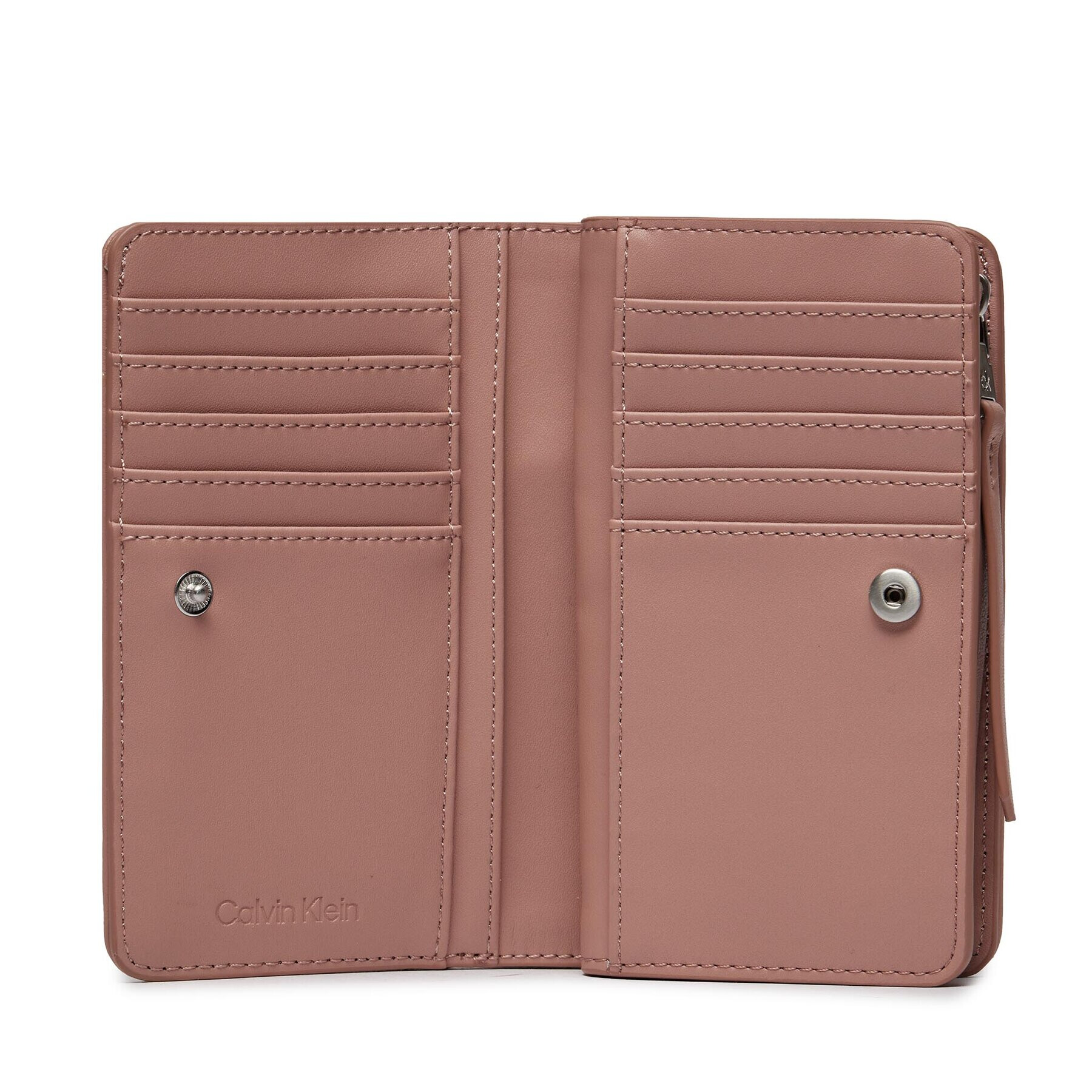 Calvin Klein Голям дамски портфейл Re-Lock Quilt Bifold Wallet K60K611374 Розов - Pepit.bg