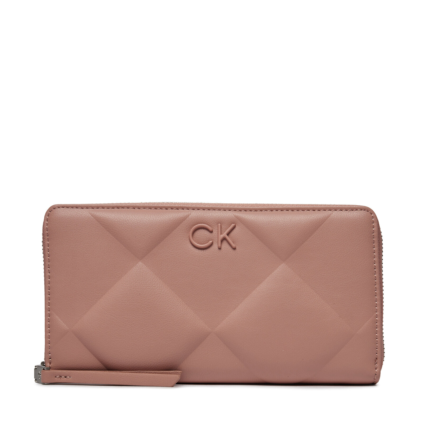 Calvin Klein Голям дамски портфейл Re-Lock Quilt Za Wallet Lg K60K610774 Розов - Pepit.bg