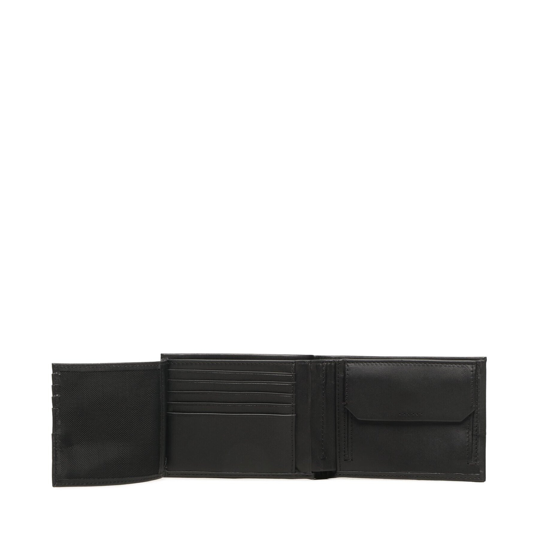 Calvin Klein Голям мъжки портфейл Ck Concise Trifold 10Cc W/Coin L K50K510600 Черен - Pepit.bg