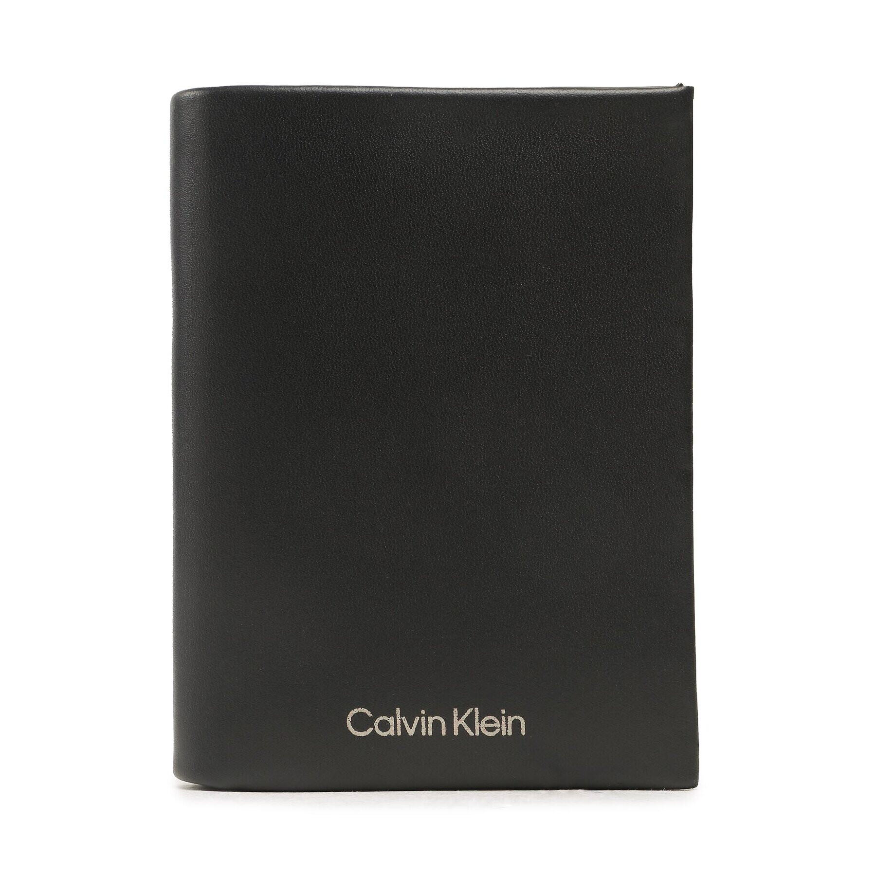 Calvin Klein Голям мъжки портфейл Ck Concise Trifold 6Cc W/Detiach K50K510588 Черен - Pepit.bg