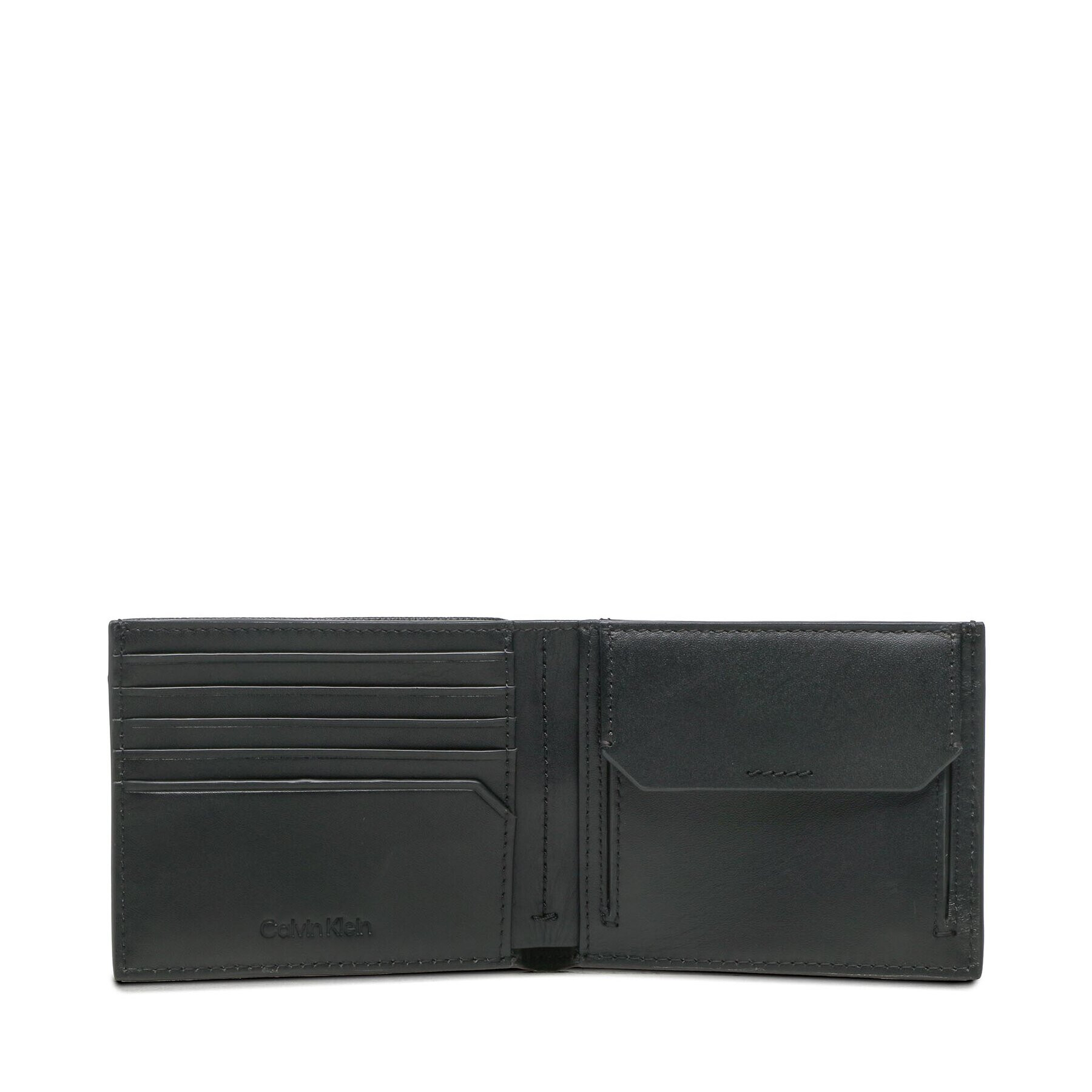 Calvin Klein Голям мъжки портфейл Ck Diagonal Bifold 5Cc W/Coin K50K510594 Черен - Pepit.bg