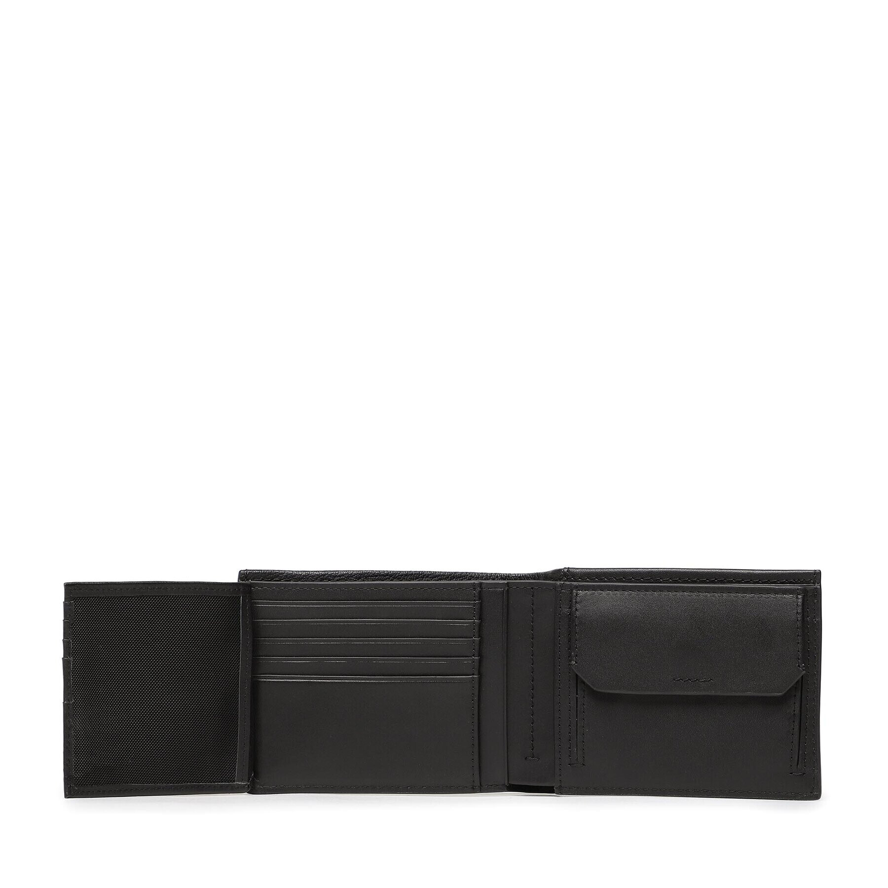 Calvin Klein Голям мъжки портфейл Ck Diagonal Trifold 10cc W/Coin K50K510607 Черен - Pepit.bg