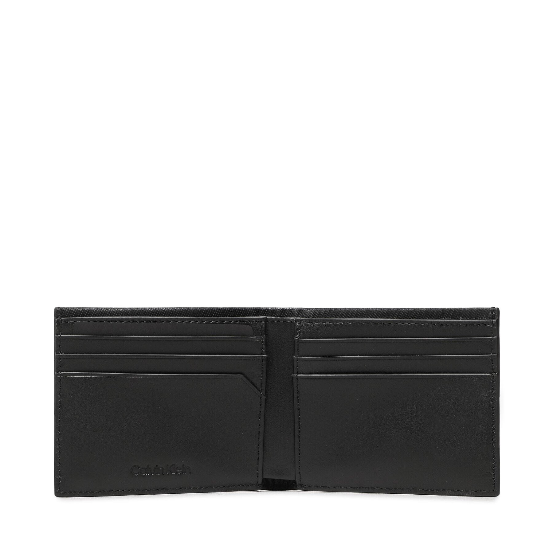 Calvin Klein Голям мъжки портфейл Clean Pq Bifold 6 cc W/Bill K50K510289 Черен - Pepit.bg