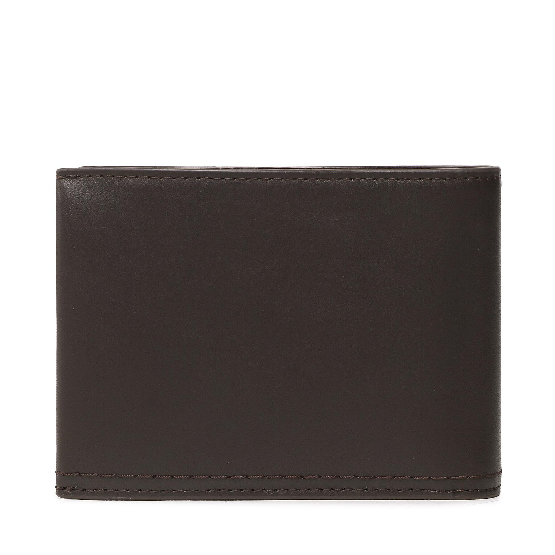 Calvin Klein Голям мъжки портфейл Duo Stitch Bifold 5cc W/Coin L K50K510322 Кафяв - Pepit.bg