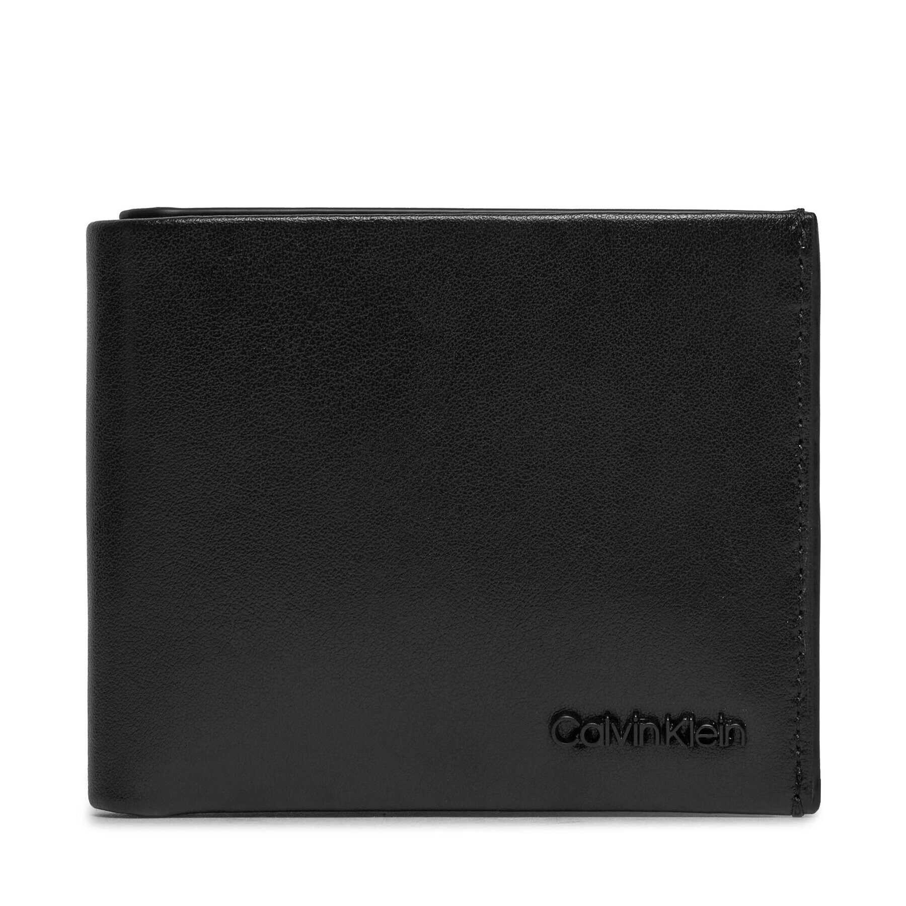 Calvin Klein Голям мъжки портфейл Minimal Focus Bifold 5Cc W/Coin K50K511276 Черен - Pepit.bg