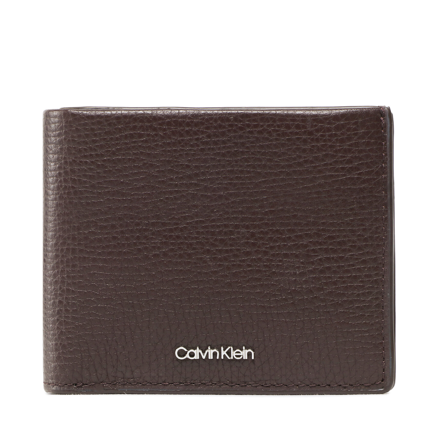 Calvin Klein Голям мъжки портфейл Minimalism Bifold 5Cc W/Coin K50K509616 Кафяв - Pepit.bg