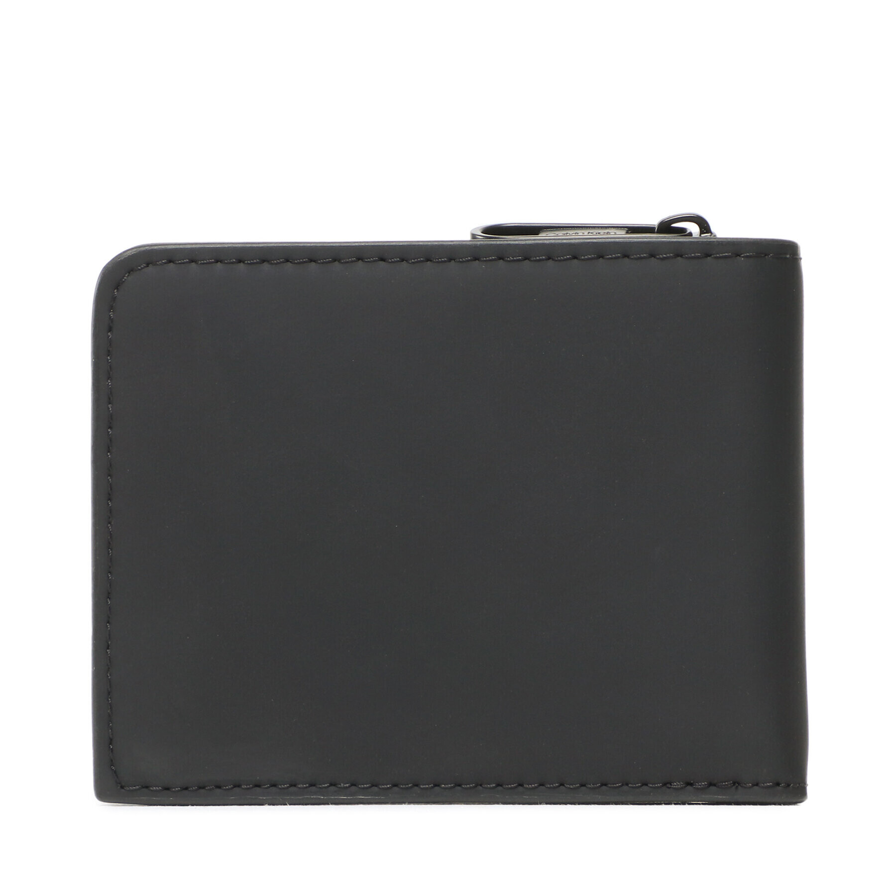 Calvin Klein Голям мъжки портфейл Rubberized Bifold Half Z/A K50K509600 Черен - Pepit.bg