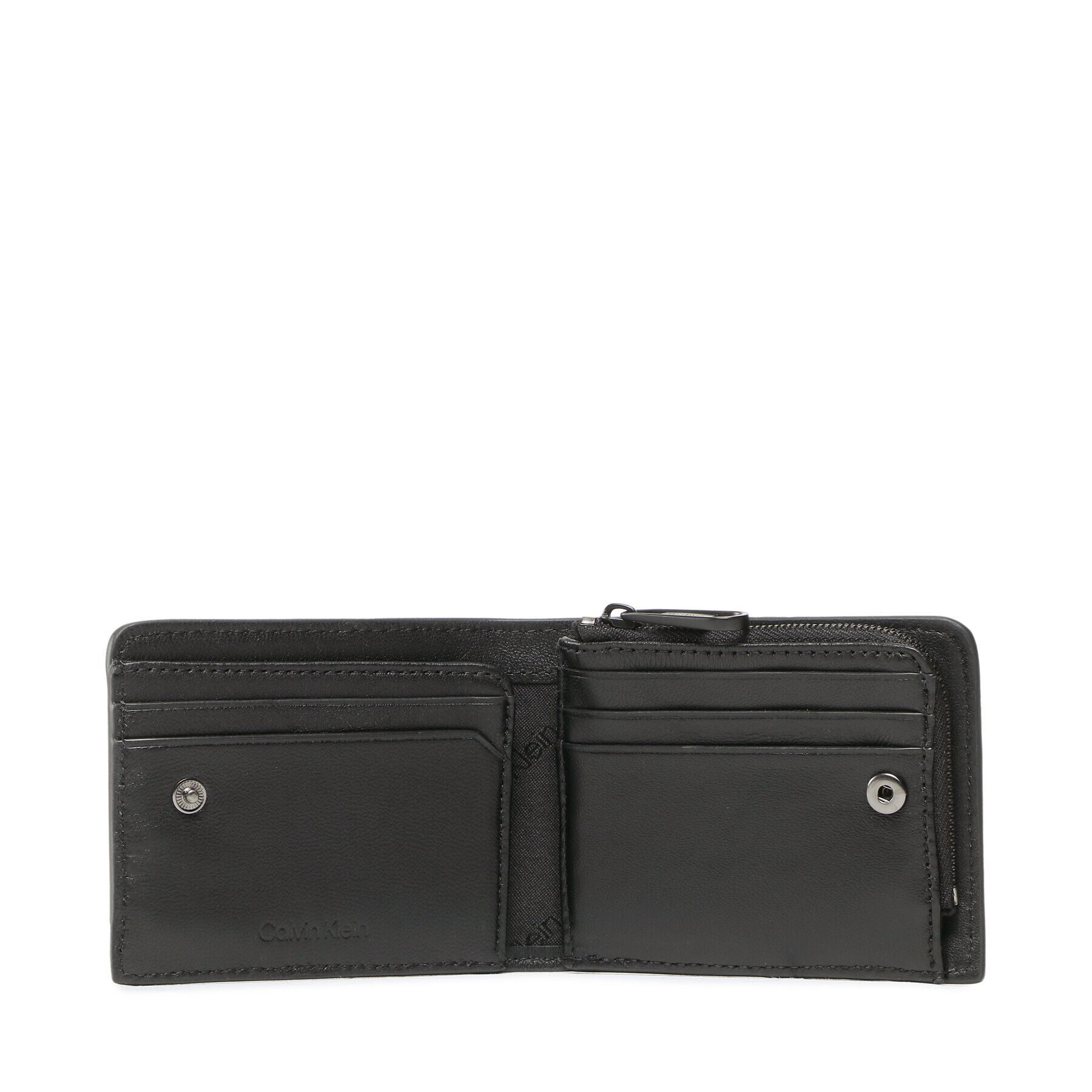 Calvin Klein Голям мъжки портфейл Rubberized Bifold Half Z/A K50K509600 Черен - Pepit.bg