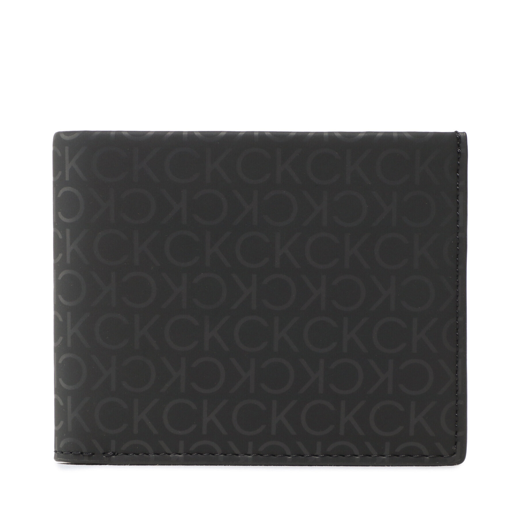 Calvin Klein Голям мъжки портфейл Uv Mono Bifold 5Cc W/Cion K50K509762 Черен - Pepit.bg