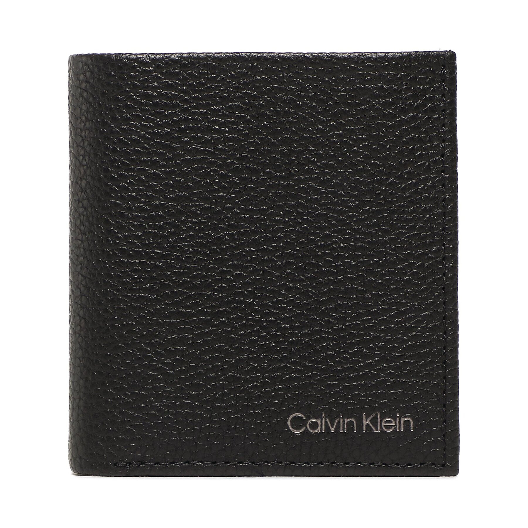 Calvin Klein Голям мъжки портфейл Warmth Trifold 6cc W/Coin K50K509998 Черен - Pepit.bg