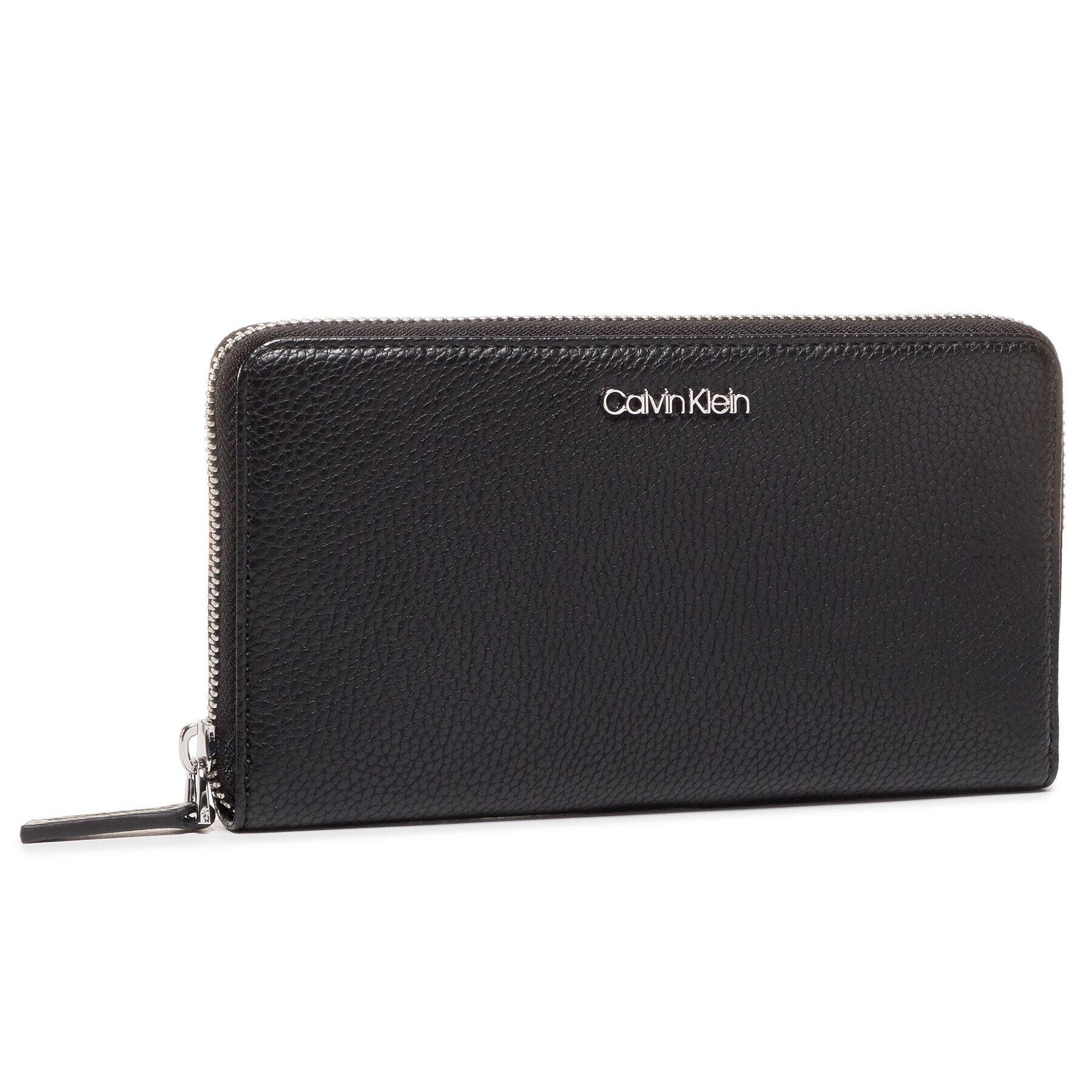 Calvin Klein Голям дамски портфейл Neat Ziparound Wallet Xl K60K606528 Черен - Pepit.bg