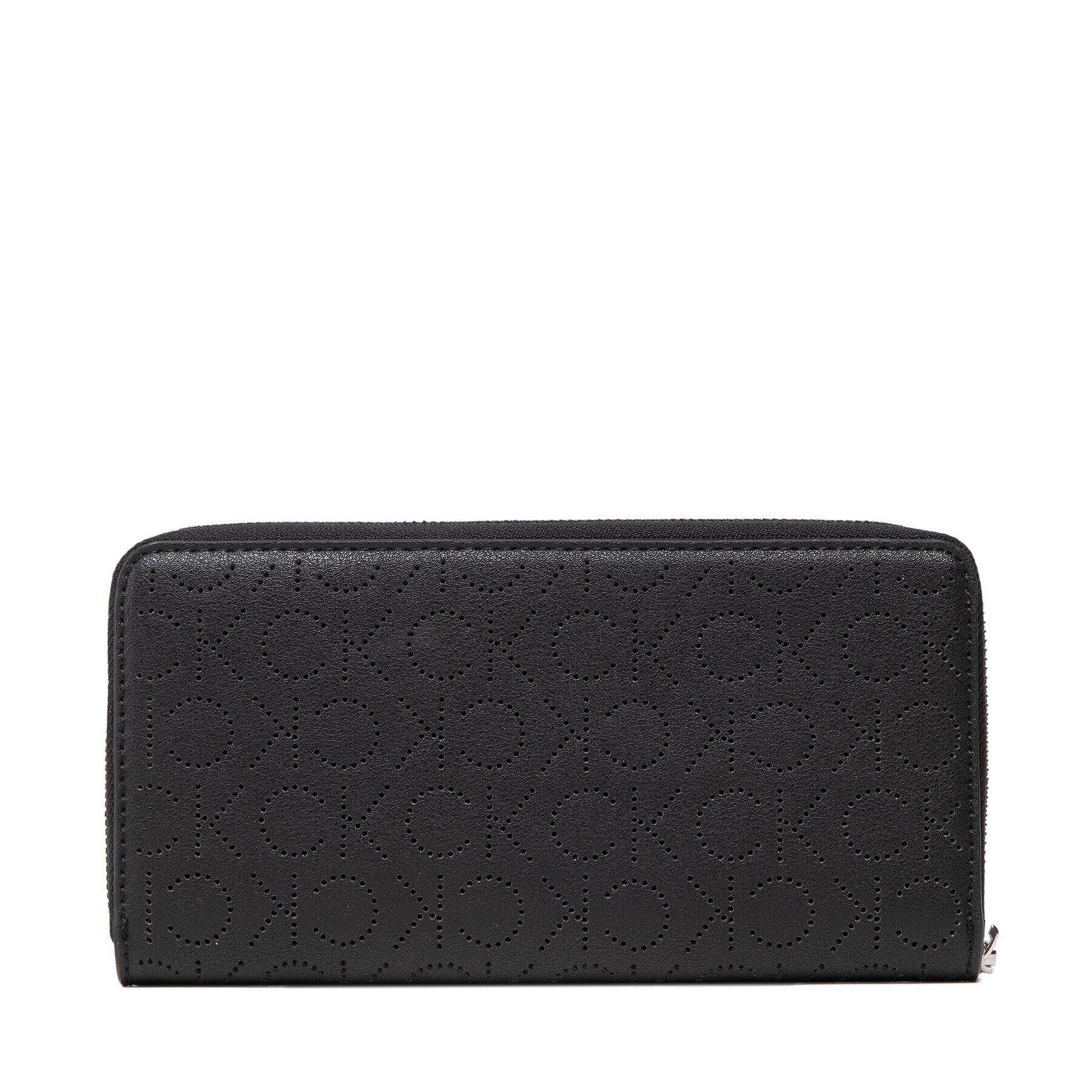 Calvin Klein Голям дамски портфейл Re-Lock Slim Z/A Wallet Lg Perf K60K609485 Черен - Pepit.bg