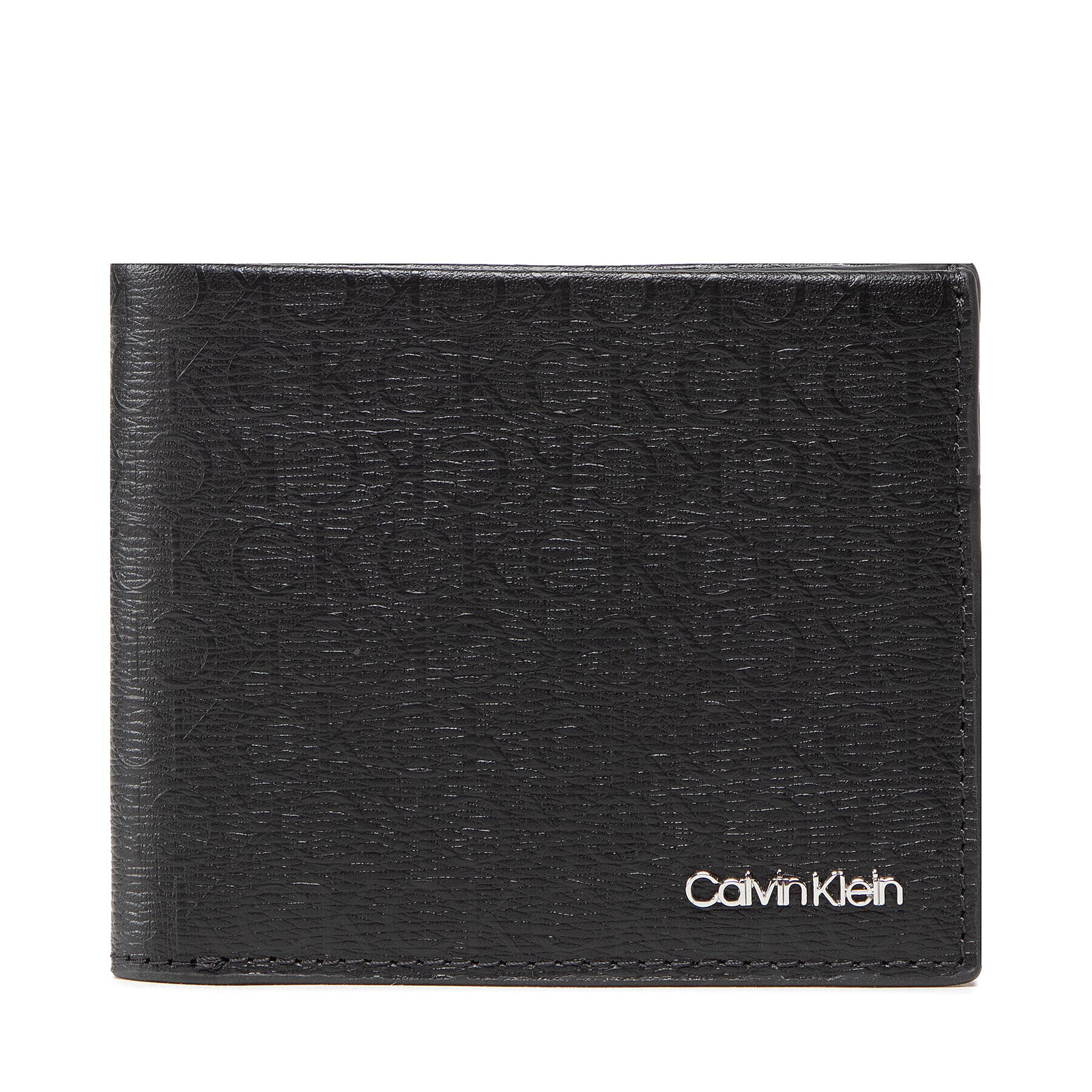 Calvin Klein Голям мъжки портфейл Minimalism Mo Bifold 5Cc W/Coin K50K509131 Черен - Pepit.bg