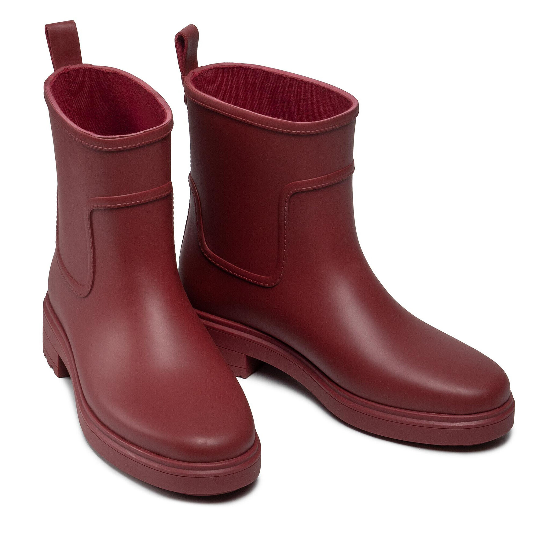 Calvin Klein Гумени ботуши Rain Boot HW0HW00606 Бордо - Pepit.bg